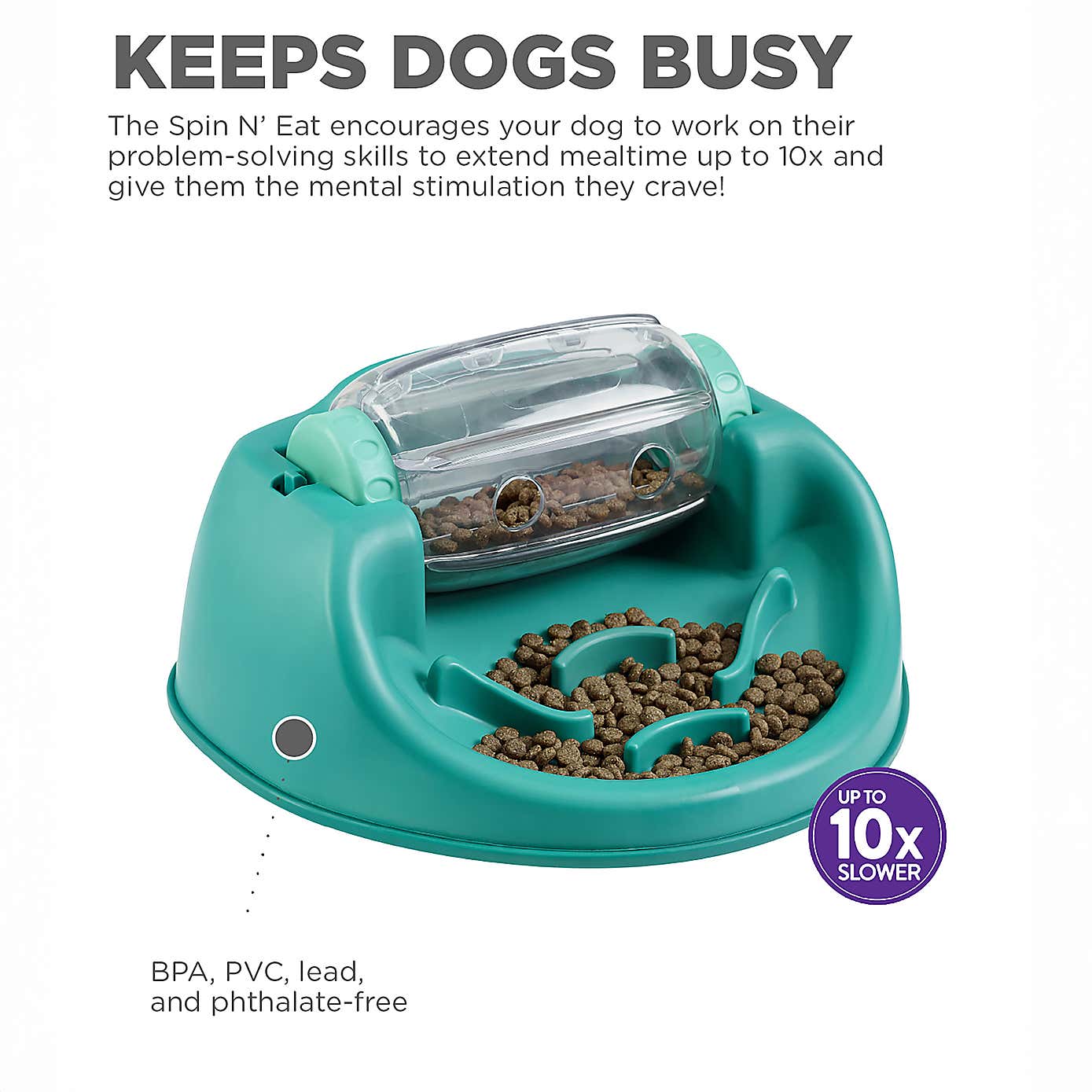 Rosewood Spin n Eat Pet Bowl