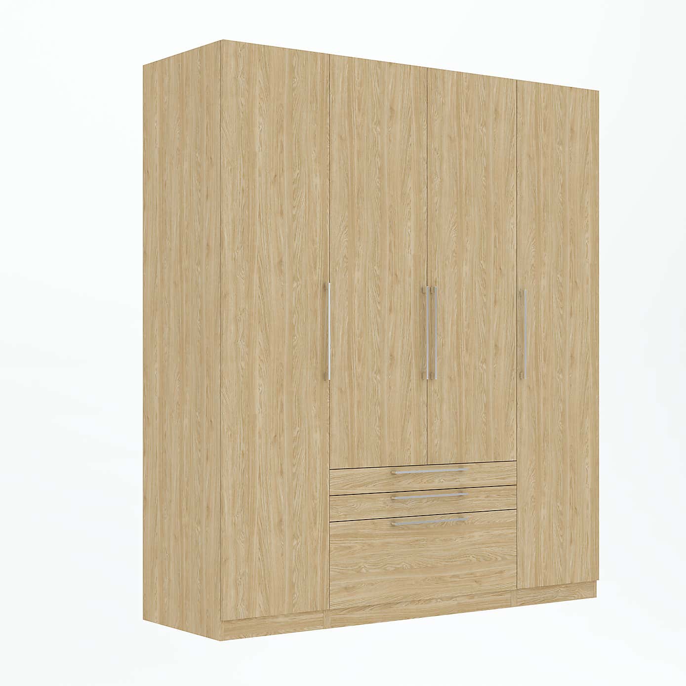 Foster 4 Door 3 Drawer Wardrobe