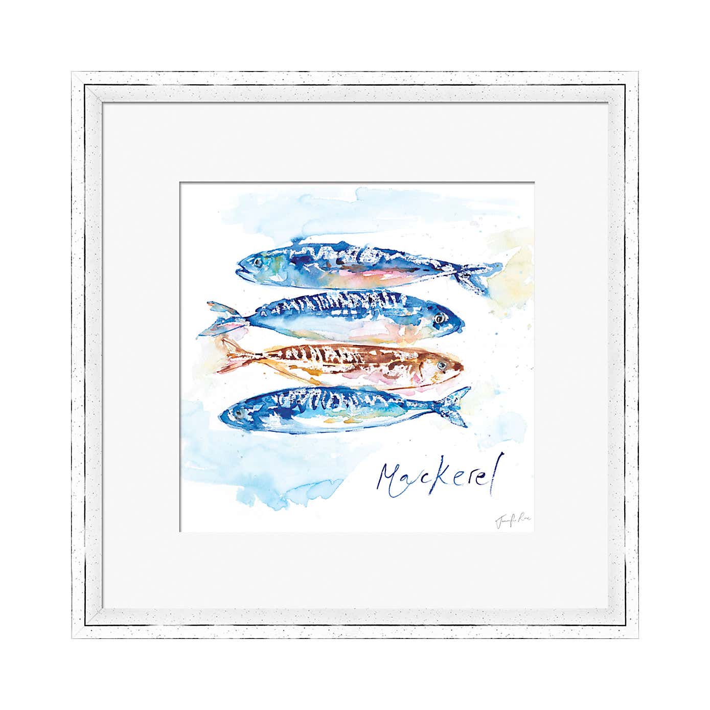 The Art Group Mackerel Framed Print