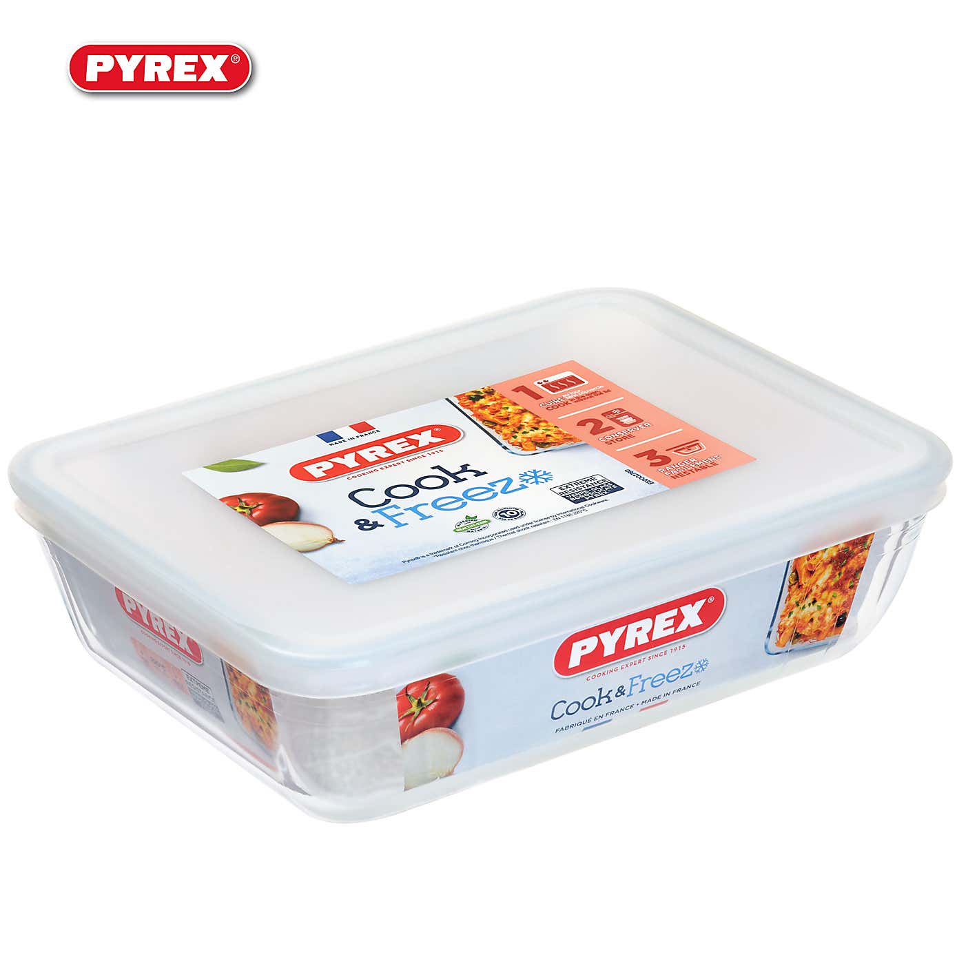 Pyrex Rectangular Dish with Lid