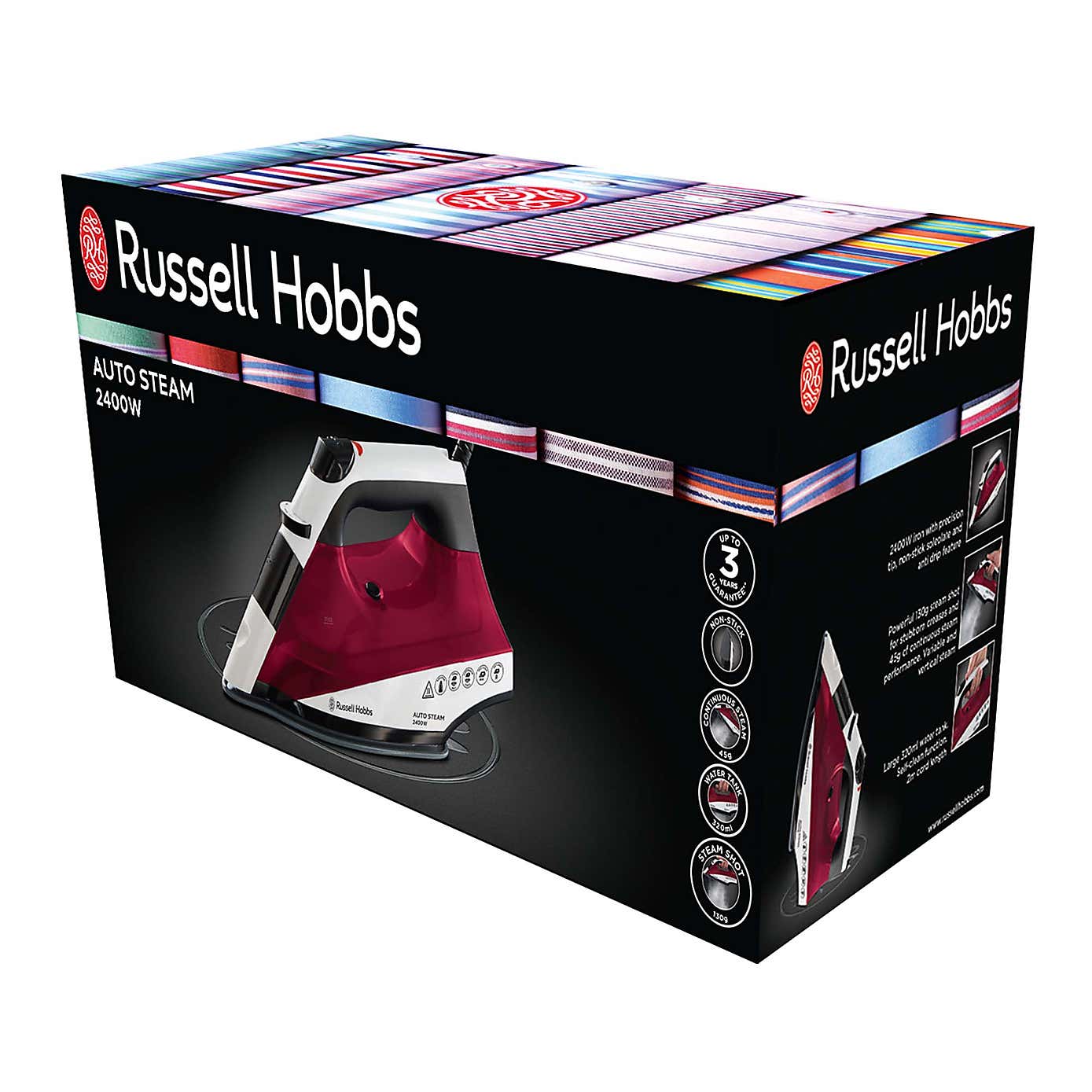 Russell Hobbs Autosteam 2400W Non Stick Iron
