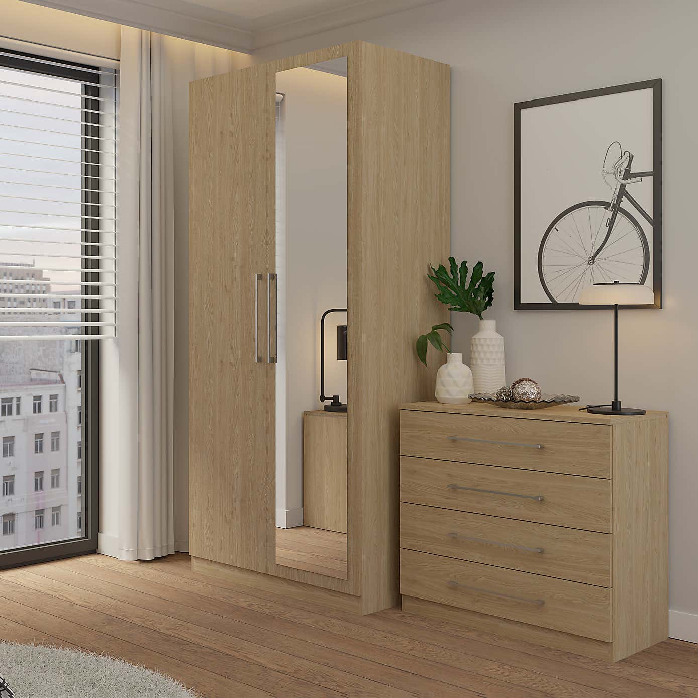 Foster Double Wardrobe