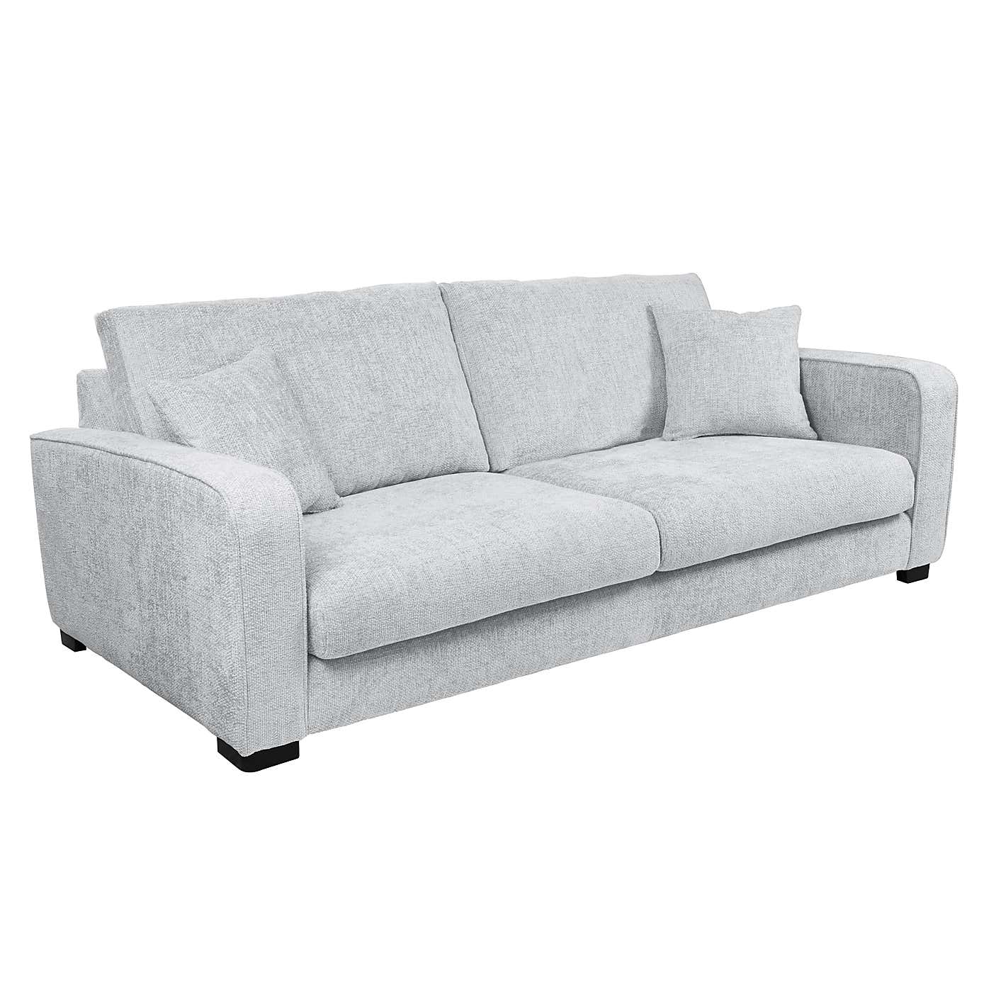 Carson Chunky Chenille 4 Seater Sofa
