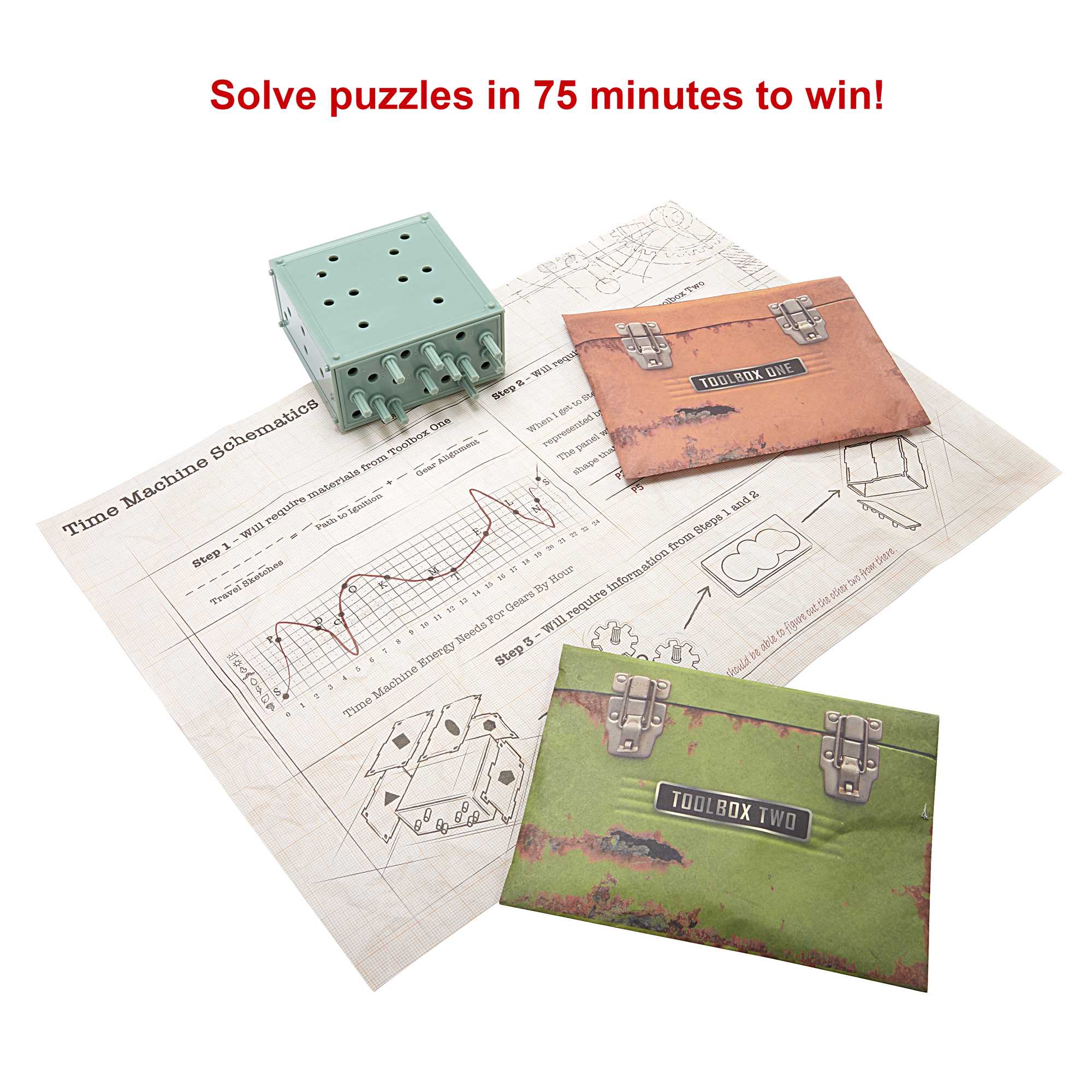 Escape Room in A Box: Time Drifters Kira's Story Party Game For 13 Year Olds & Up