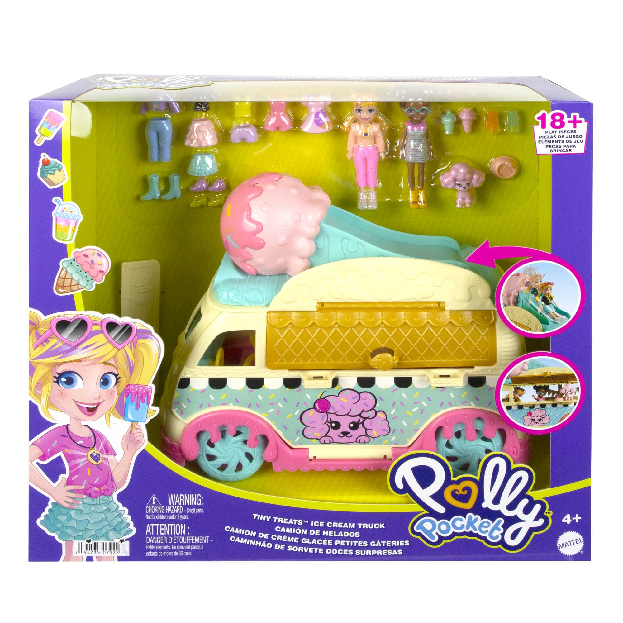 Polly Pocket Tiny Treats Ice Cream Truck