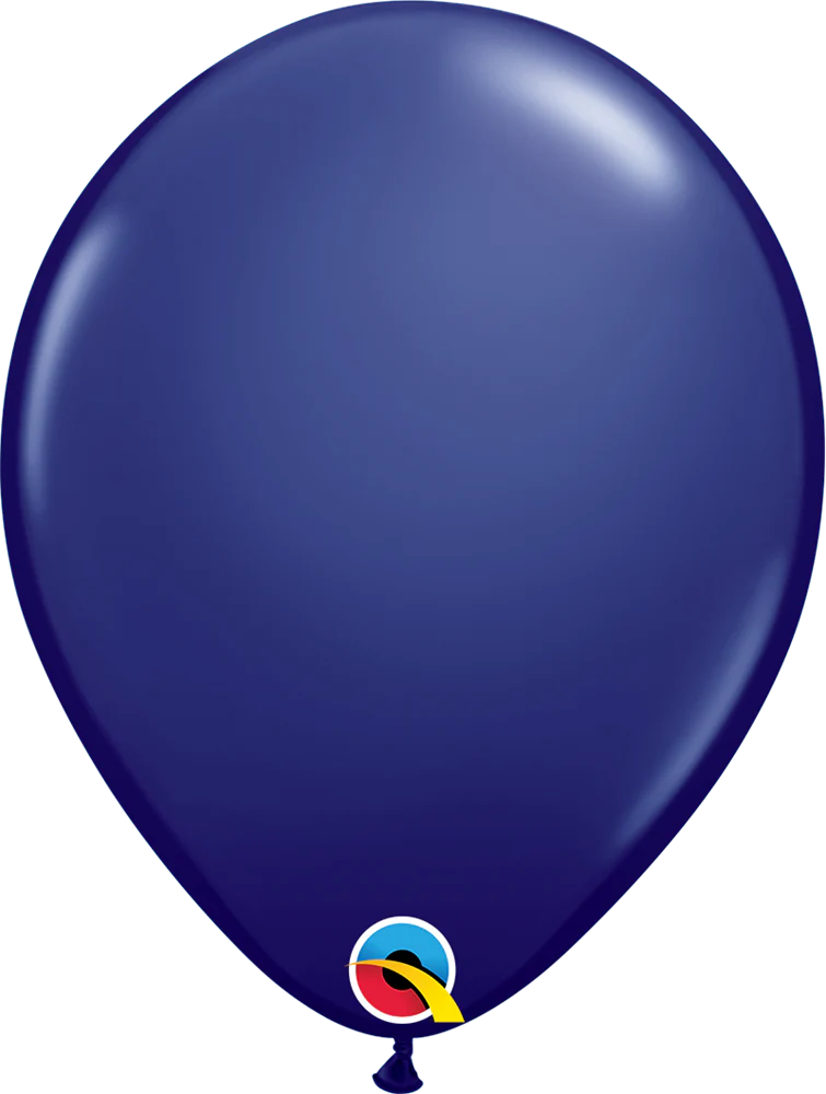 11 inch Qualatex Navy Latex 100ct.