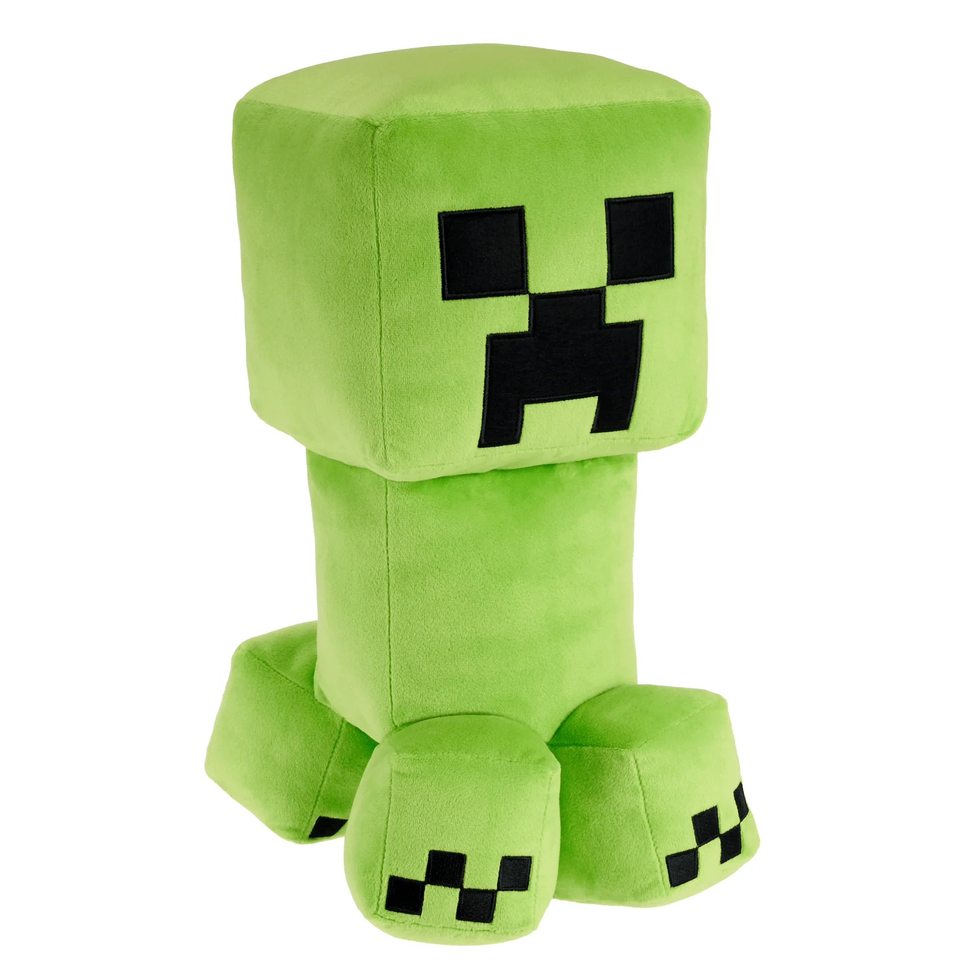 Minecraft Creeper 16-in Scale Jumbo Plush Figure, Pixelated Design