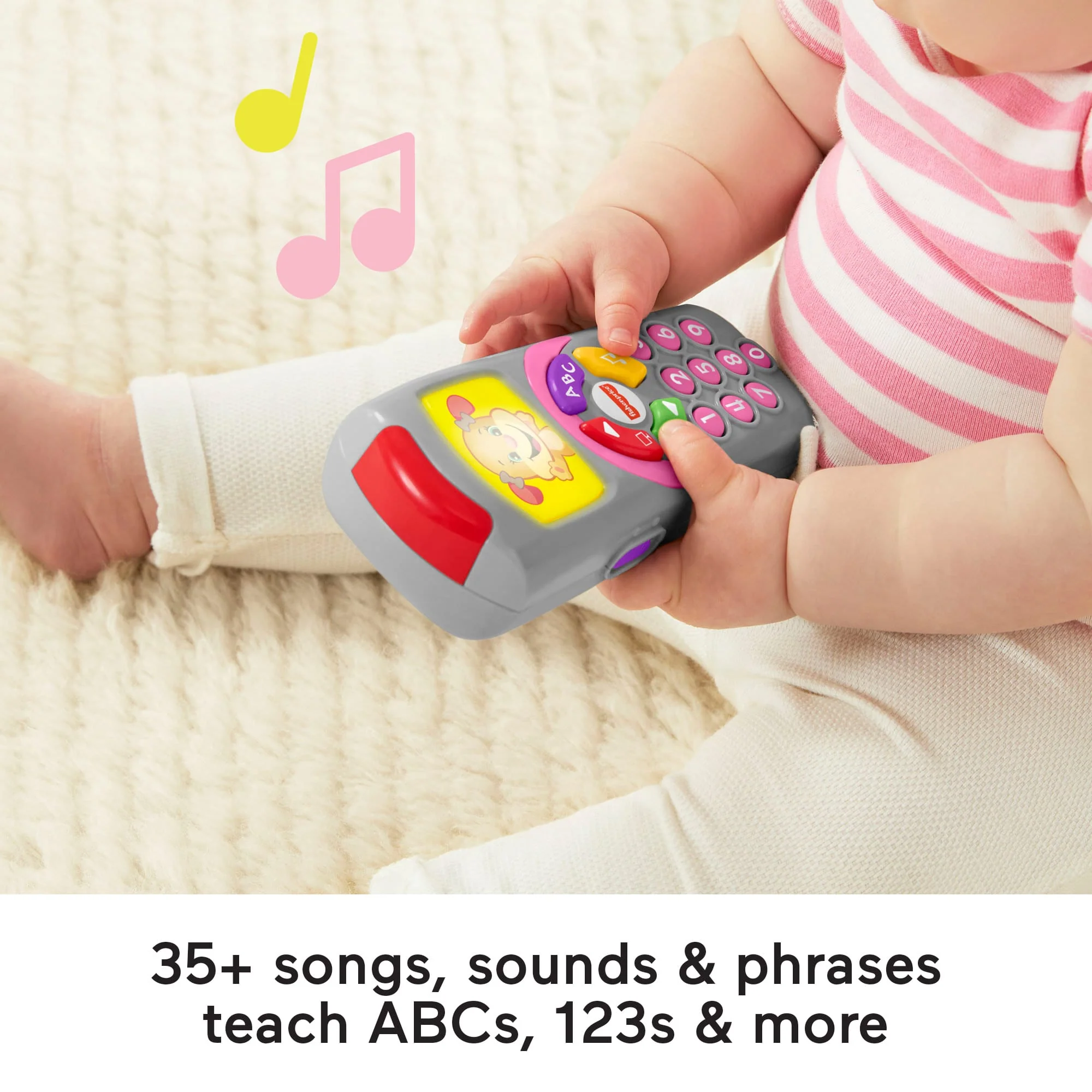 Fisher-Price Laugh & Learn Sis�� Remote Baby & Toddler Learning Toy With Music & Lights