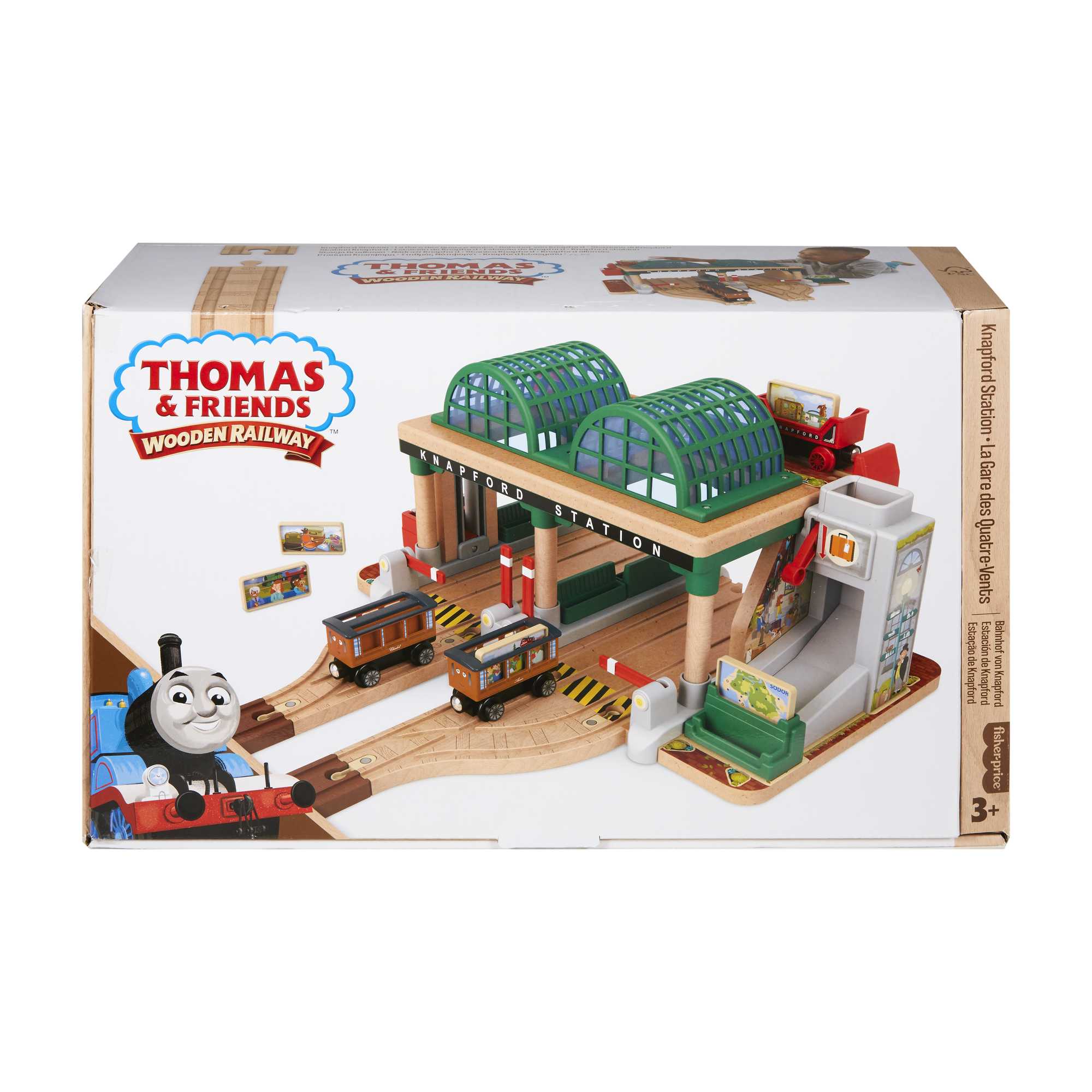 Fisher-Price Thomas & Friends Wooden Railway Knapford Station Passenger Pickup Playset