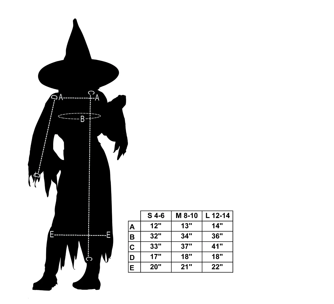 Gothic Witch Child Costume