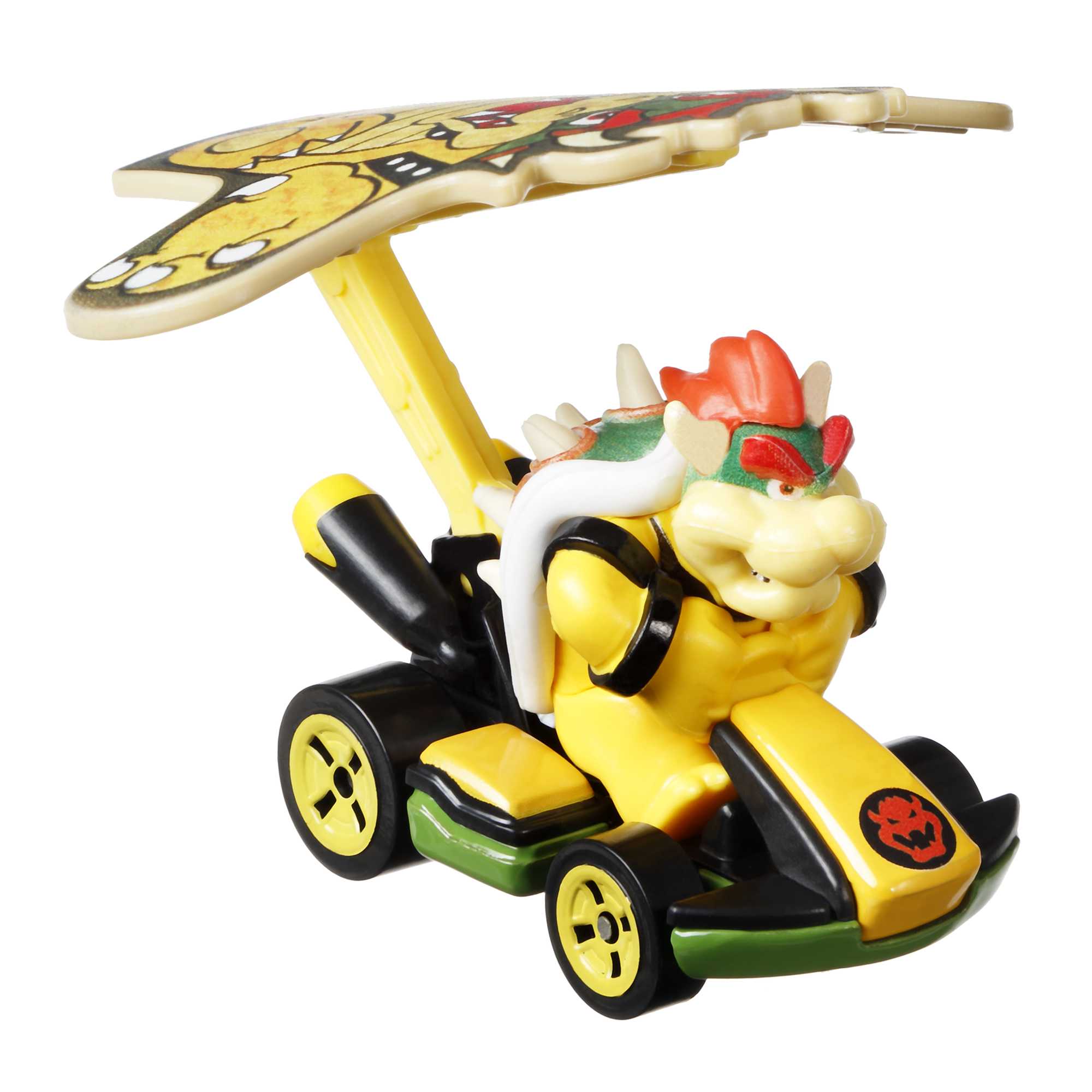 Hot Wheels Mario Kart Gliders, 1:64 Scale Die-Cast Character Toy Car (1 Vehicle, Styles May Vary)
