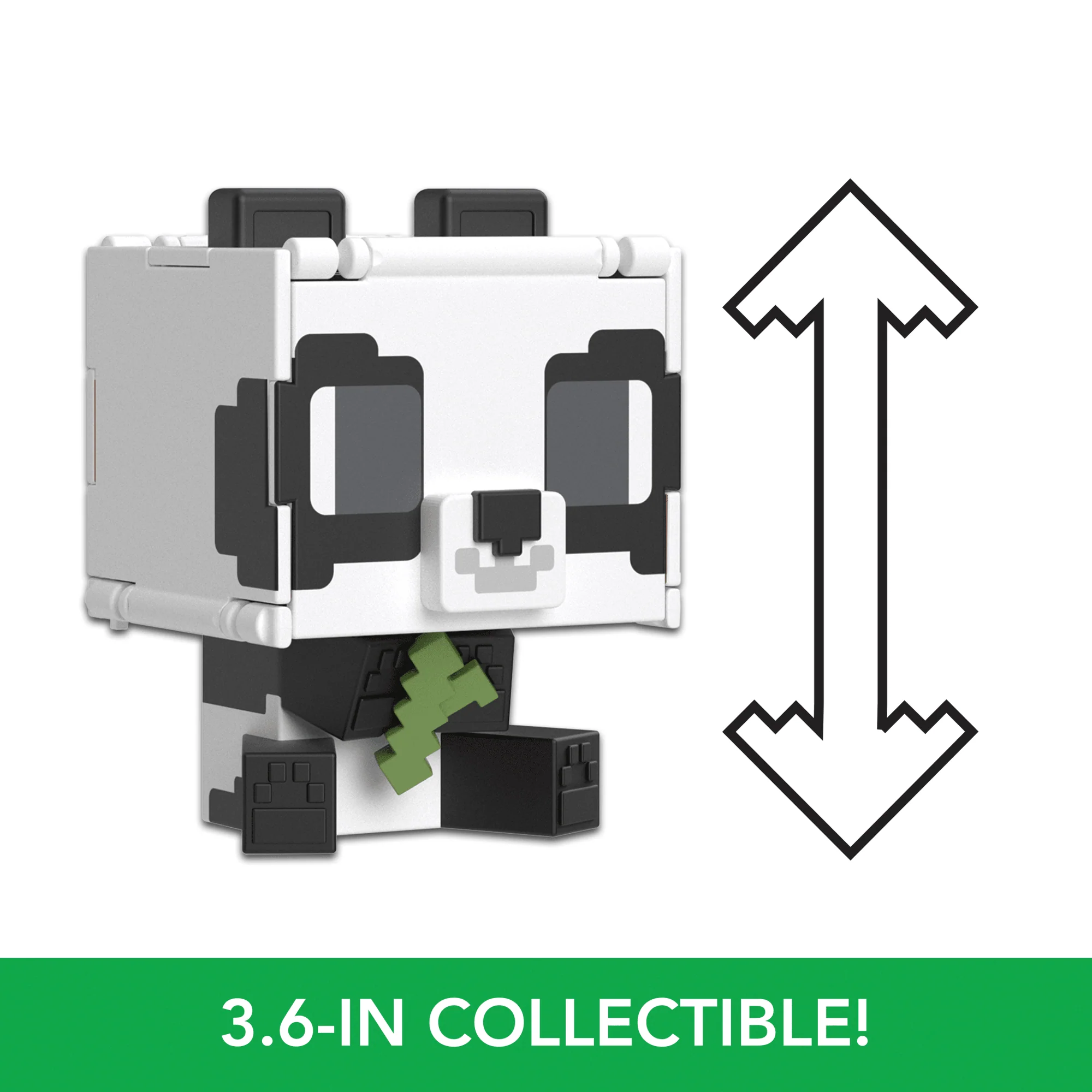 Minecraft Flippin�� Figs Figures Collection, 2-In-1 Fidget Play, 3.75-in Scale & Pixelated Design (Characters May Vary)