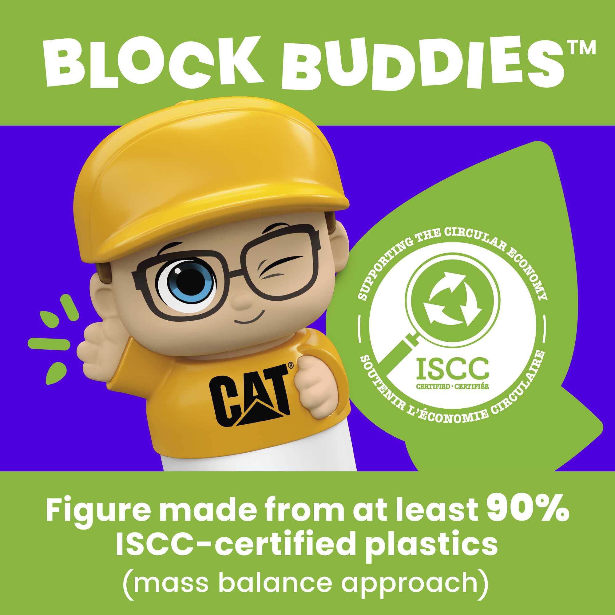 MEGA BLOKS Cat Building Toy Blocks Lil Dump Truck (7 Pieces) Fisher-Price For Toddler