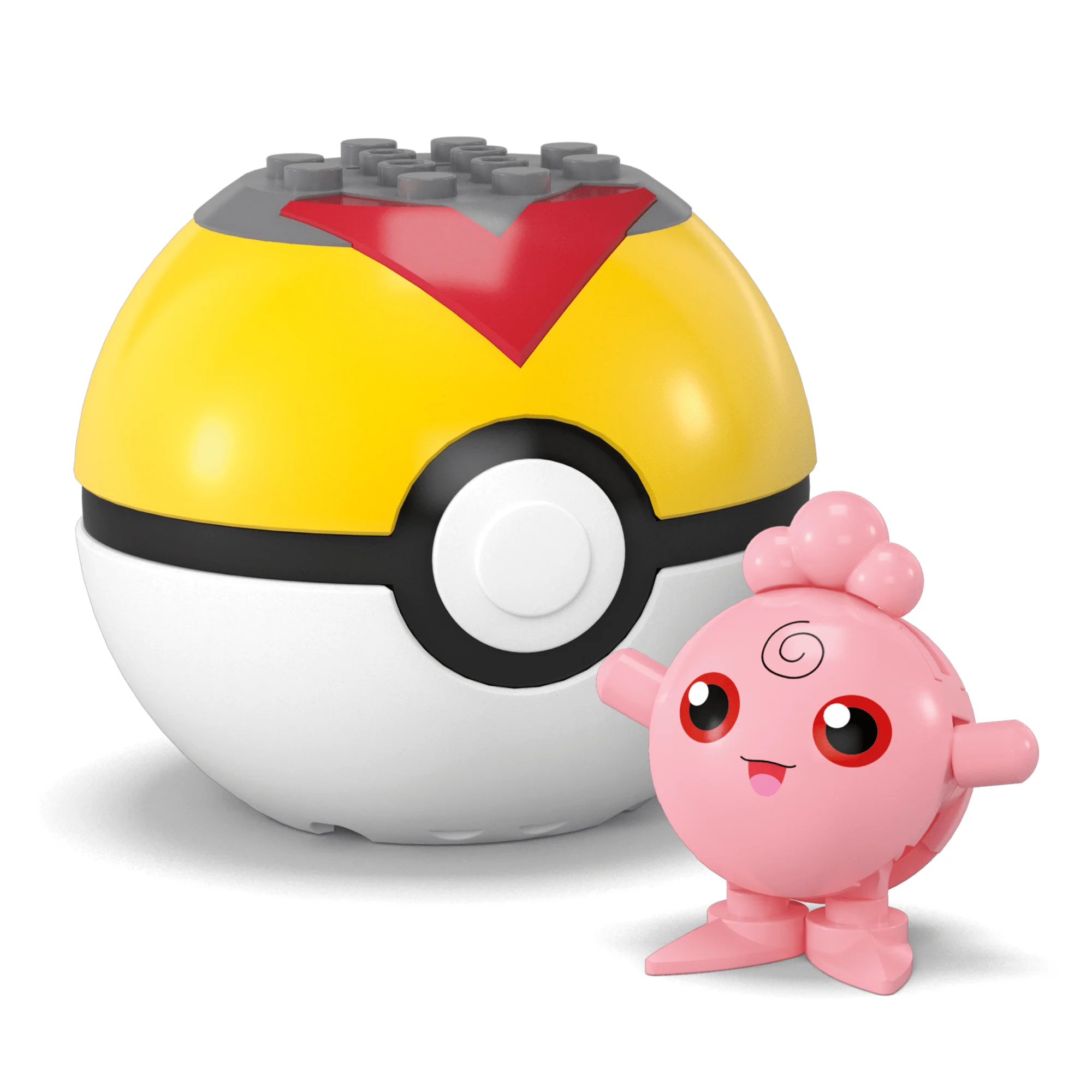 MEGA Pok��mon Igglybuff Building Toy Kit, Poseable Action Figure (18 Pieces) For Kids