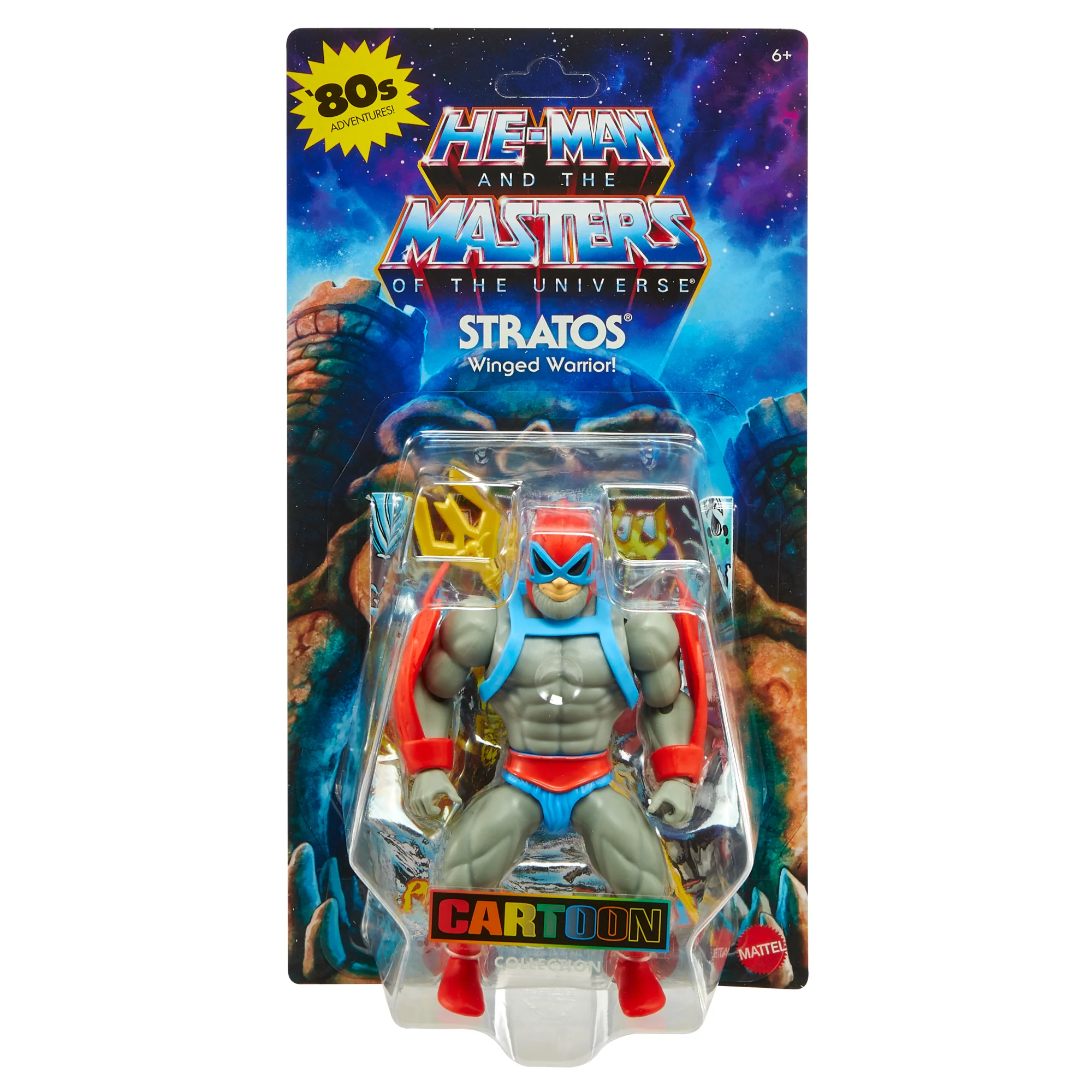 Masters Of The Universe Origins Cartoon Collection Stratos, Motu Action Figure Toy Hero