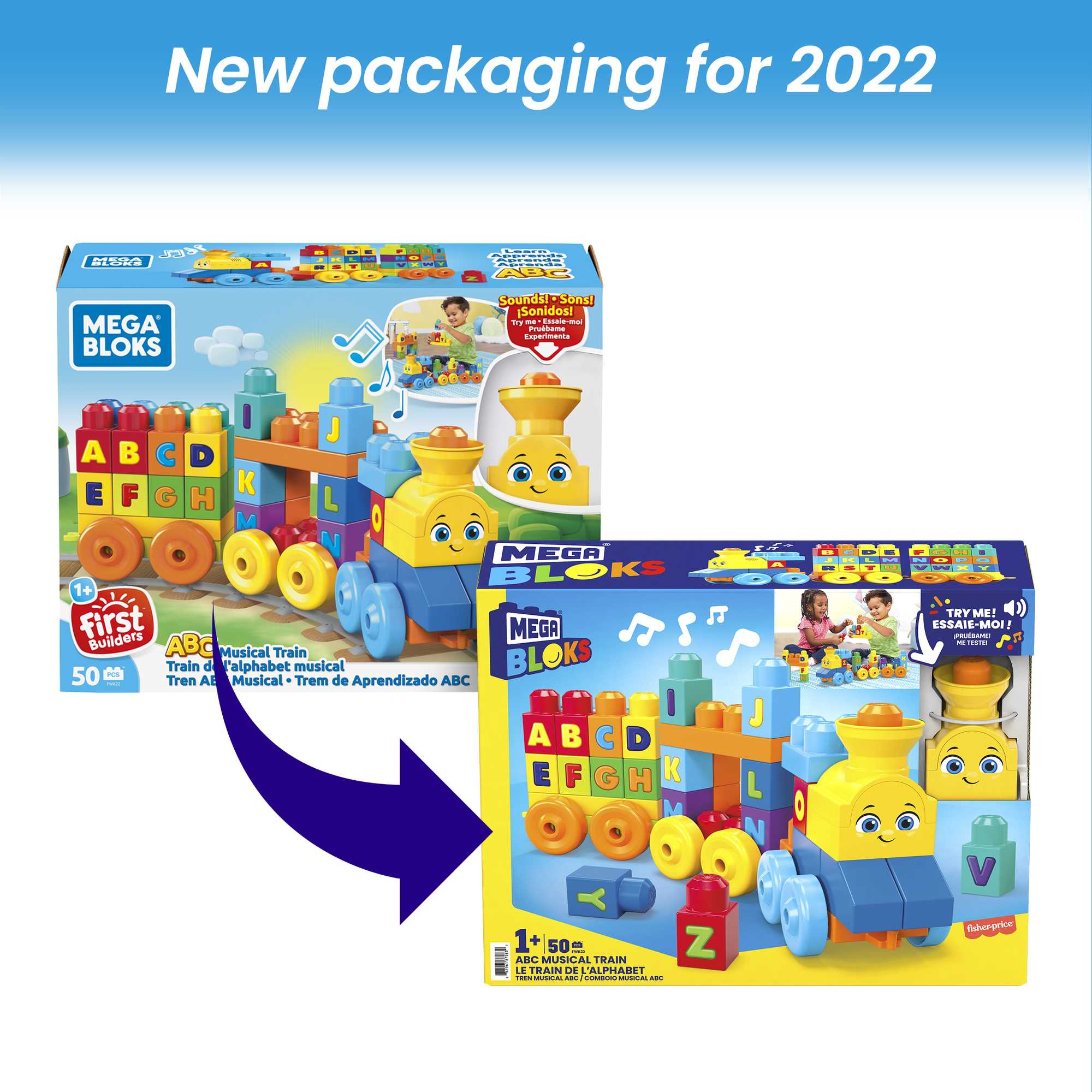 MEGA BLOKS ABC Musical Train