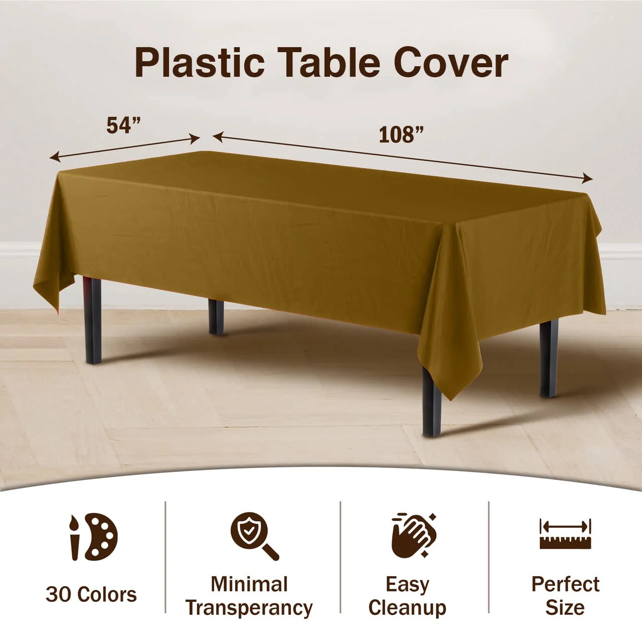 Premium Gold Table Cover
