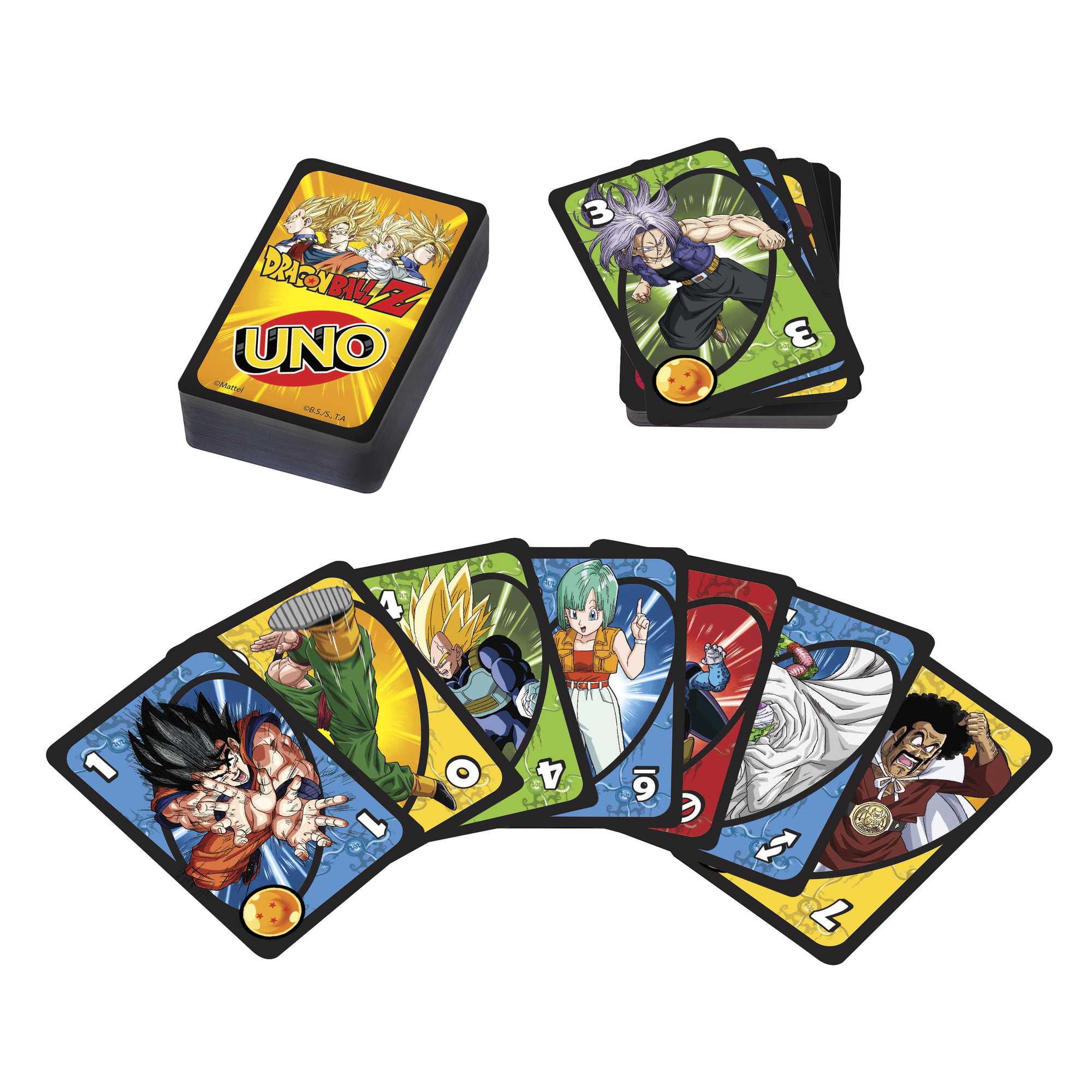 UNO Dragon Ball Z Card Game For Family Night, For 2-10 Players