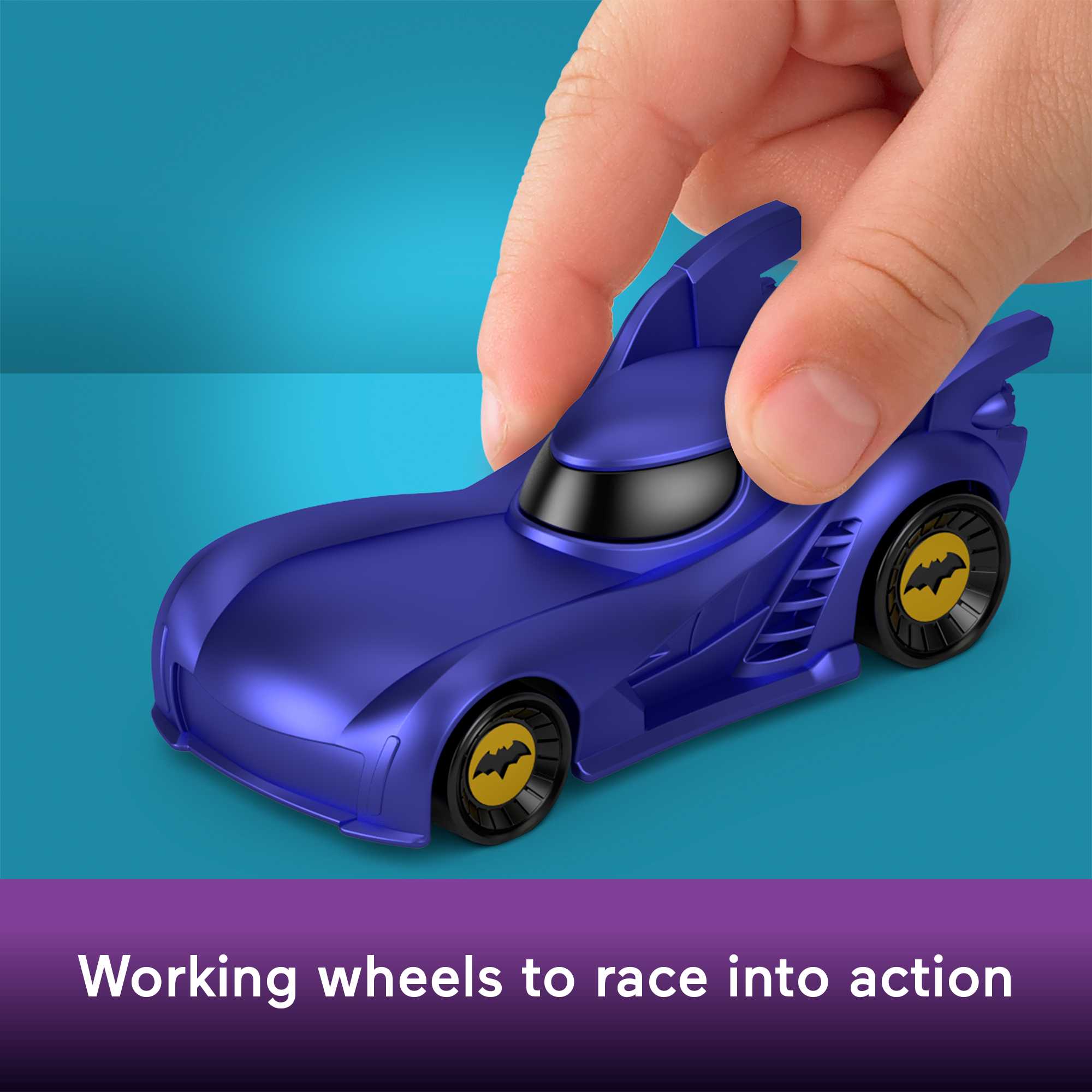 Fisher-Price DC Batwheels 1:55 Scale Vehicle Multipack, Batcast Metal Diecast Cars, 5 Pieces