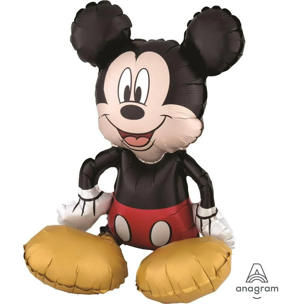 Anagram Mickey Mouse Sitting Shape Foil Balloon 1ct