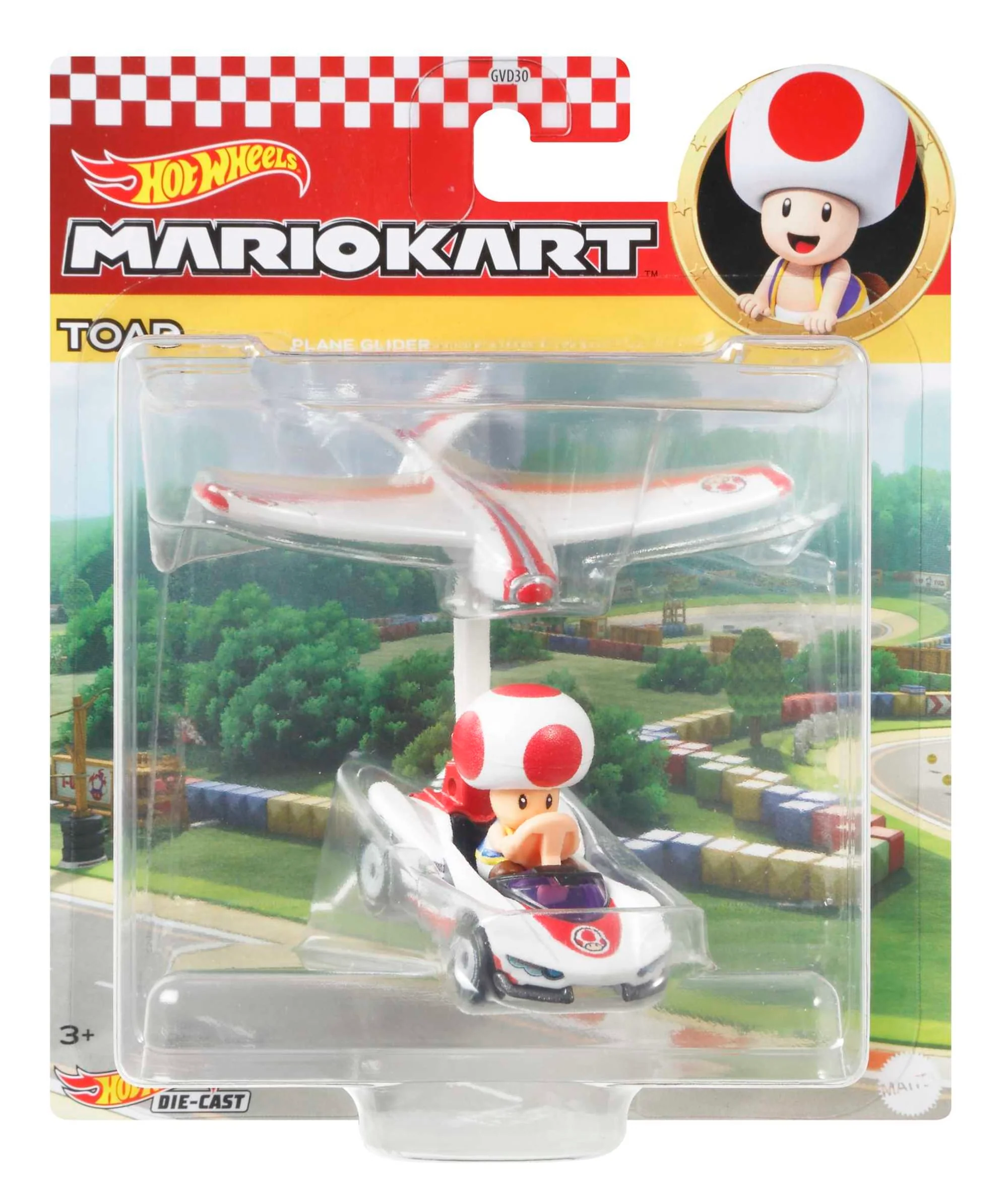 Hot Wheels?Mario Kart Toad P-Wing And Plane Glider