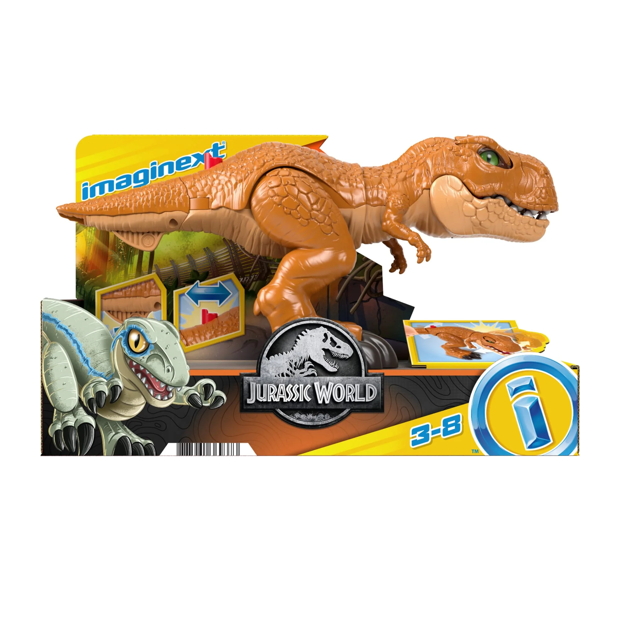 Imaginext Jurassic World thrashin' Action T.Rex