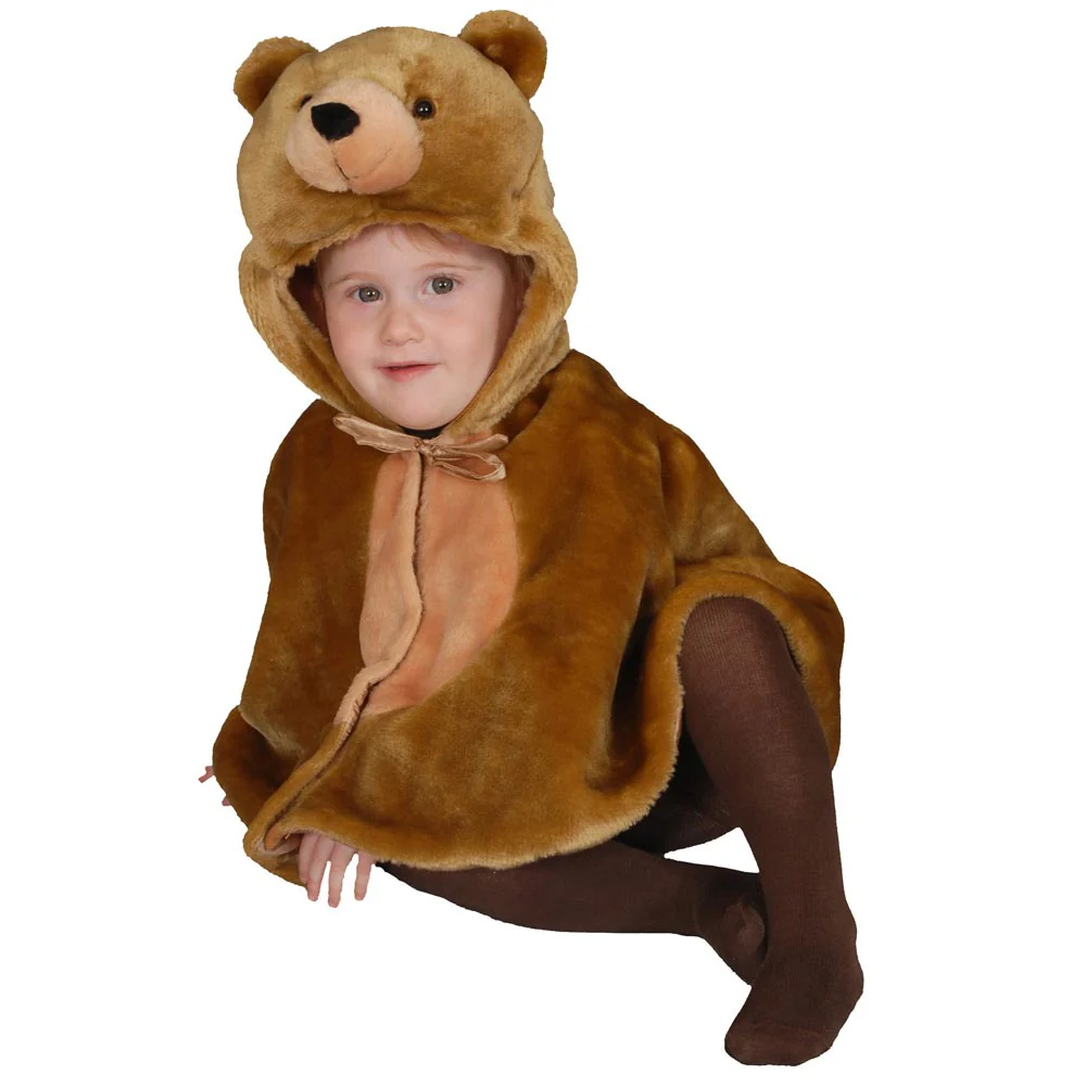 Sweet Cuddly Little Brown Bear Costume For Children