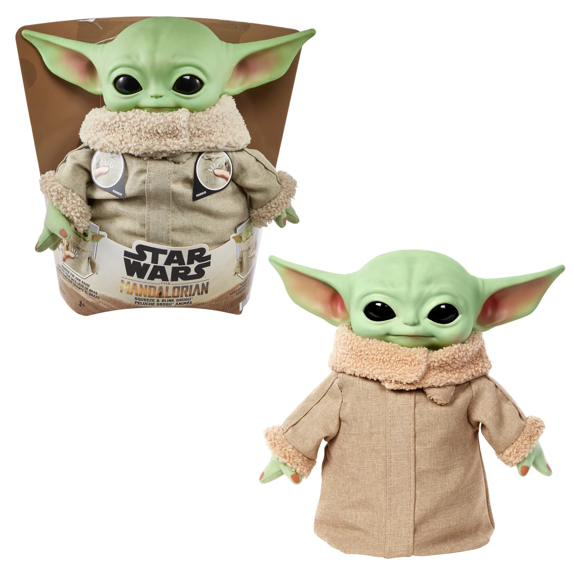 Star Wars Squeeze & Blink Grogu Feature Plush