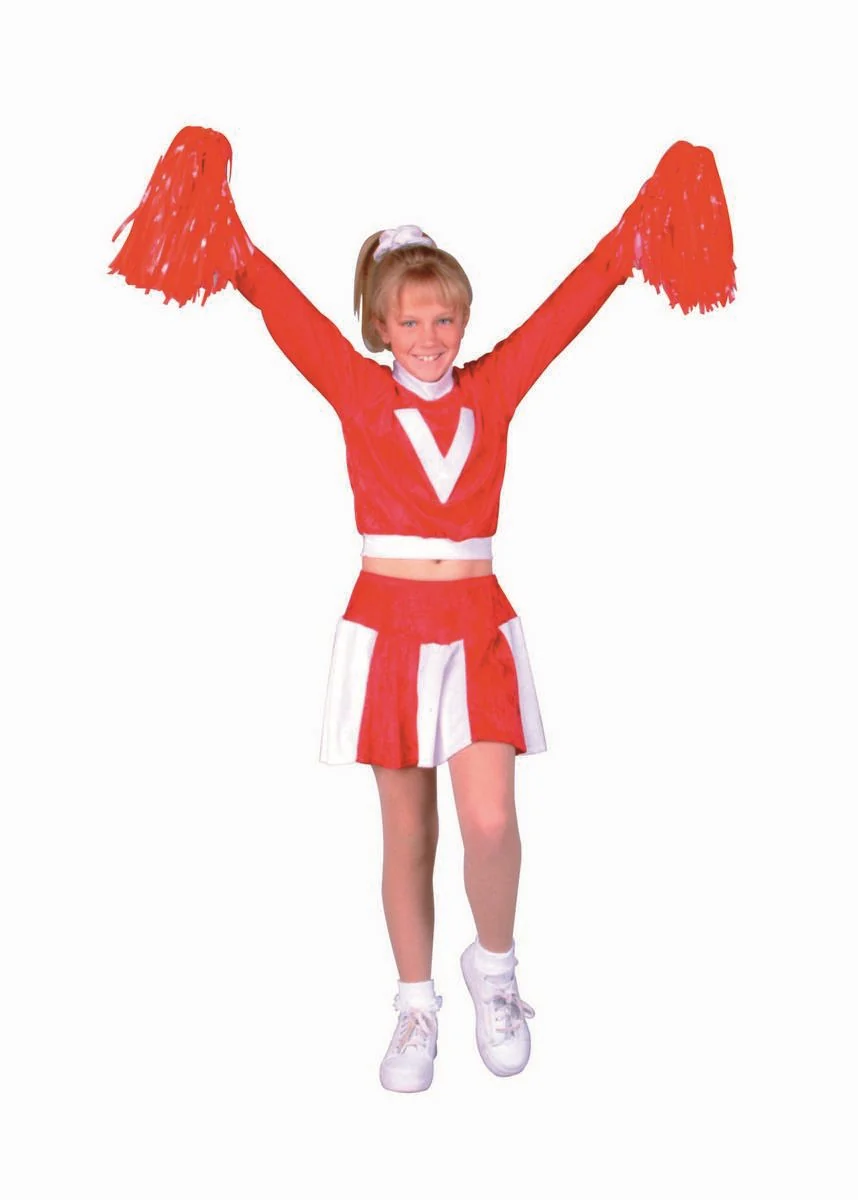Girls Cheerleader Red