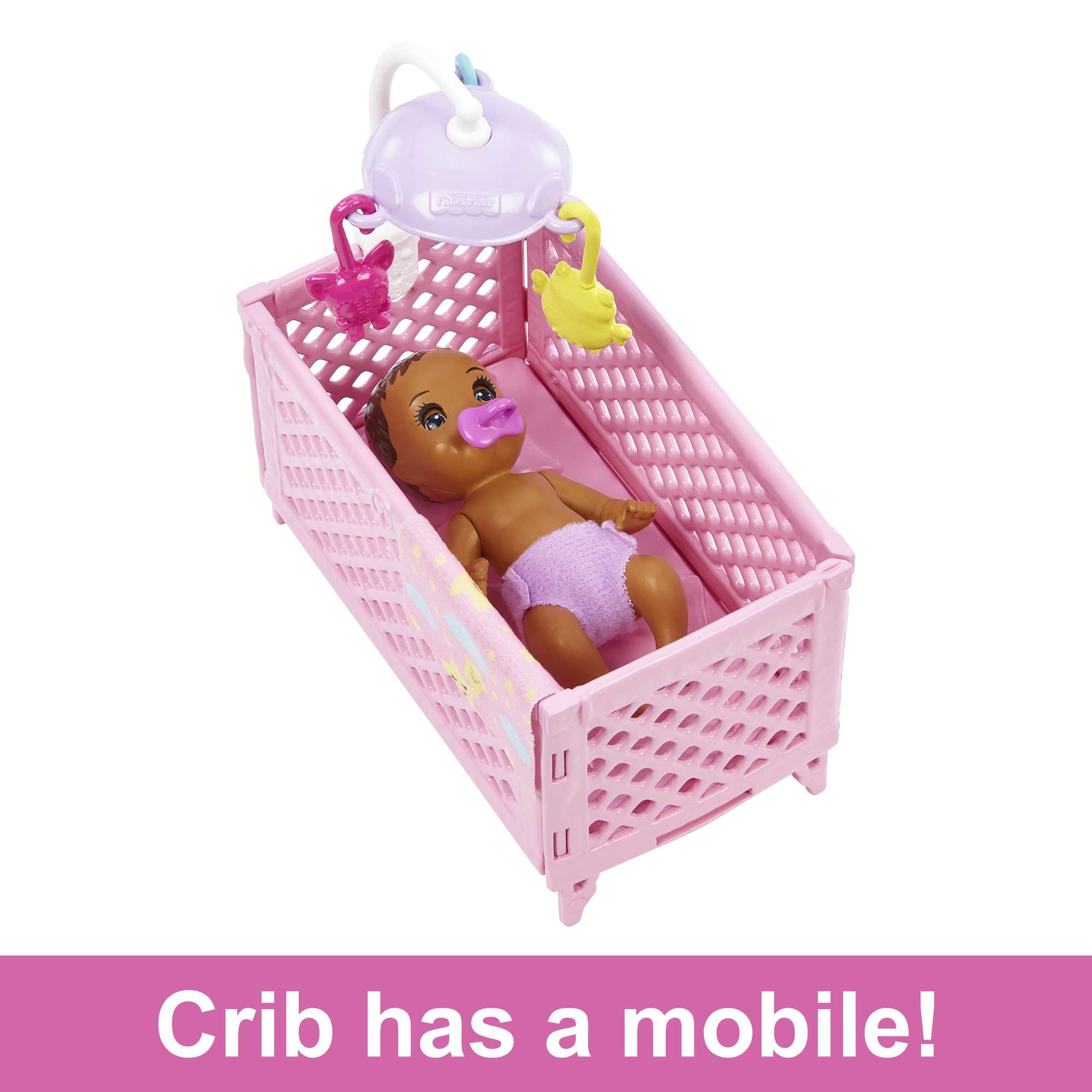 Barbie Doll And Accessories, Skipper Babysitter Crib Playset