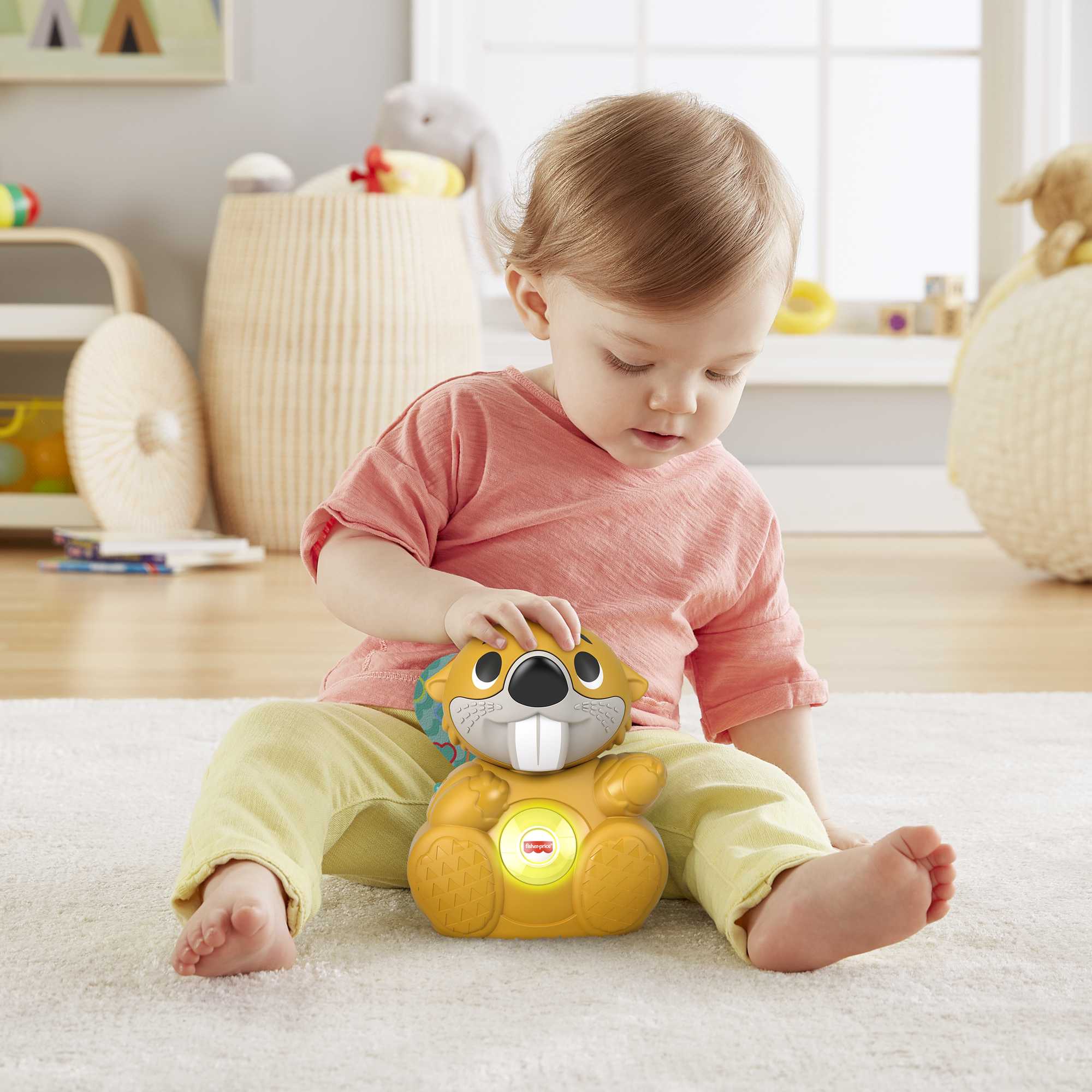 Fisher-Price Linkimals Boppin' Beaver Musical Baby Toy