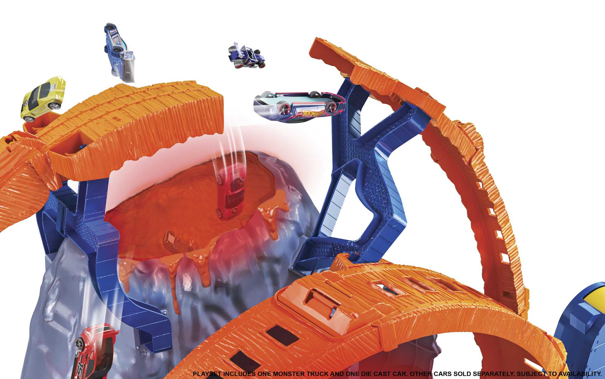 Hot Wheels Monster Trucks Le Volcan du T-Rex