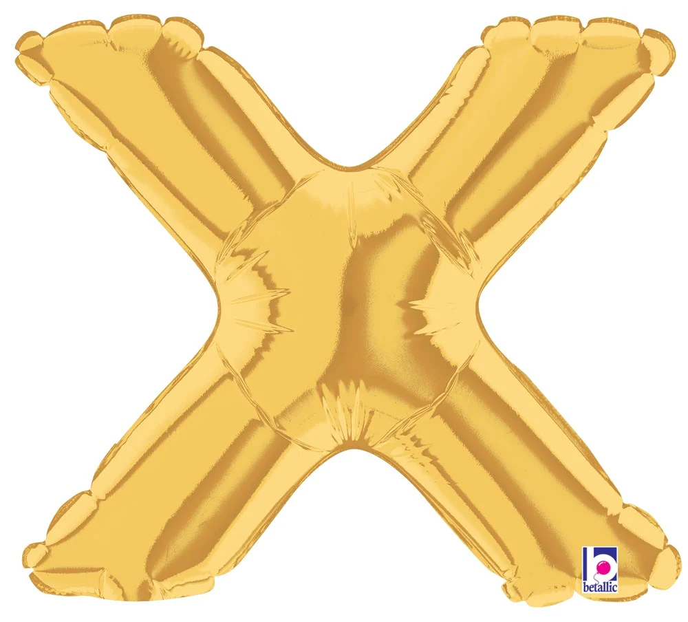 Betallic X Gold 7 inch Air-Filled Shape 1ct