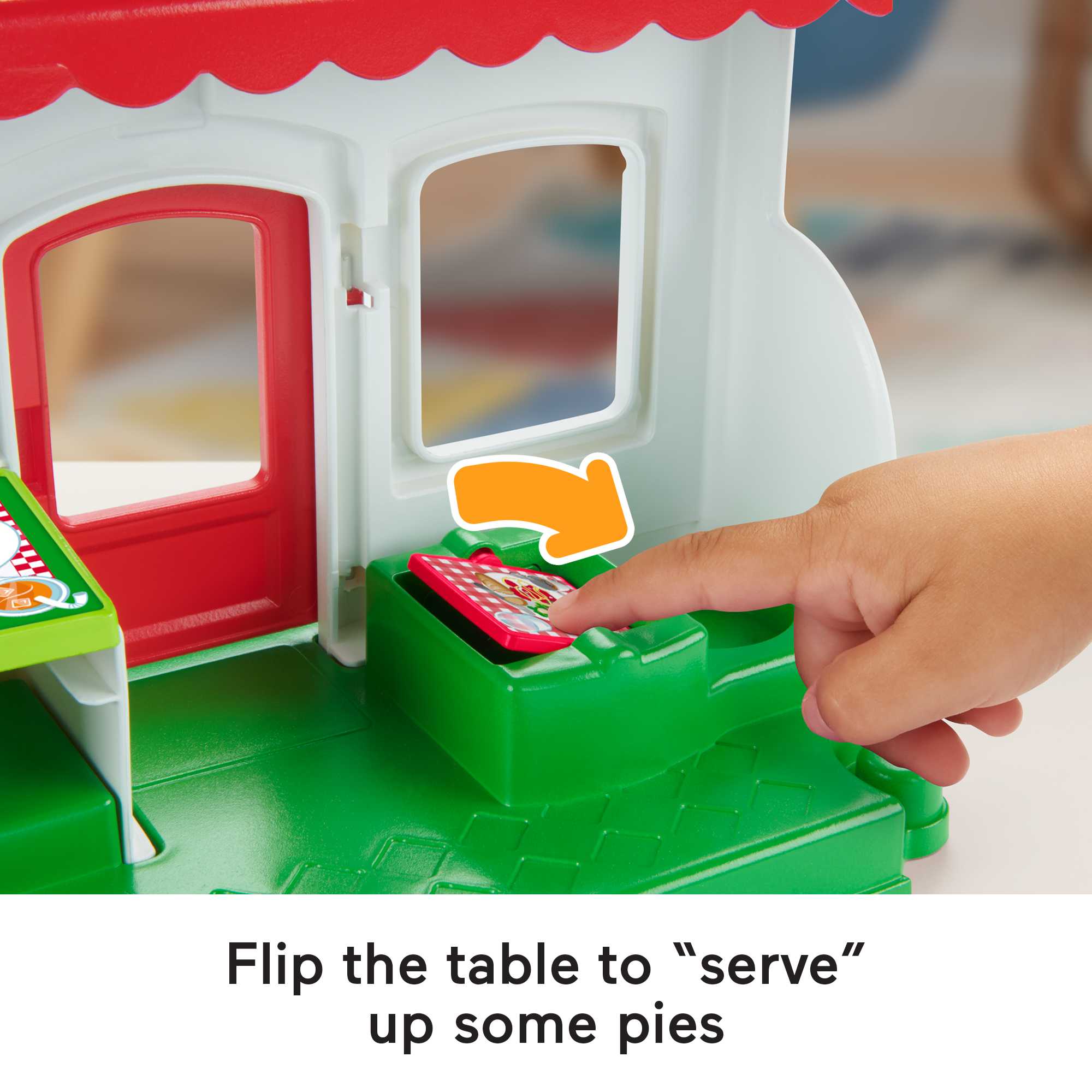 Little People We Deliver Pizza Place Toddler Playset