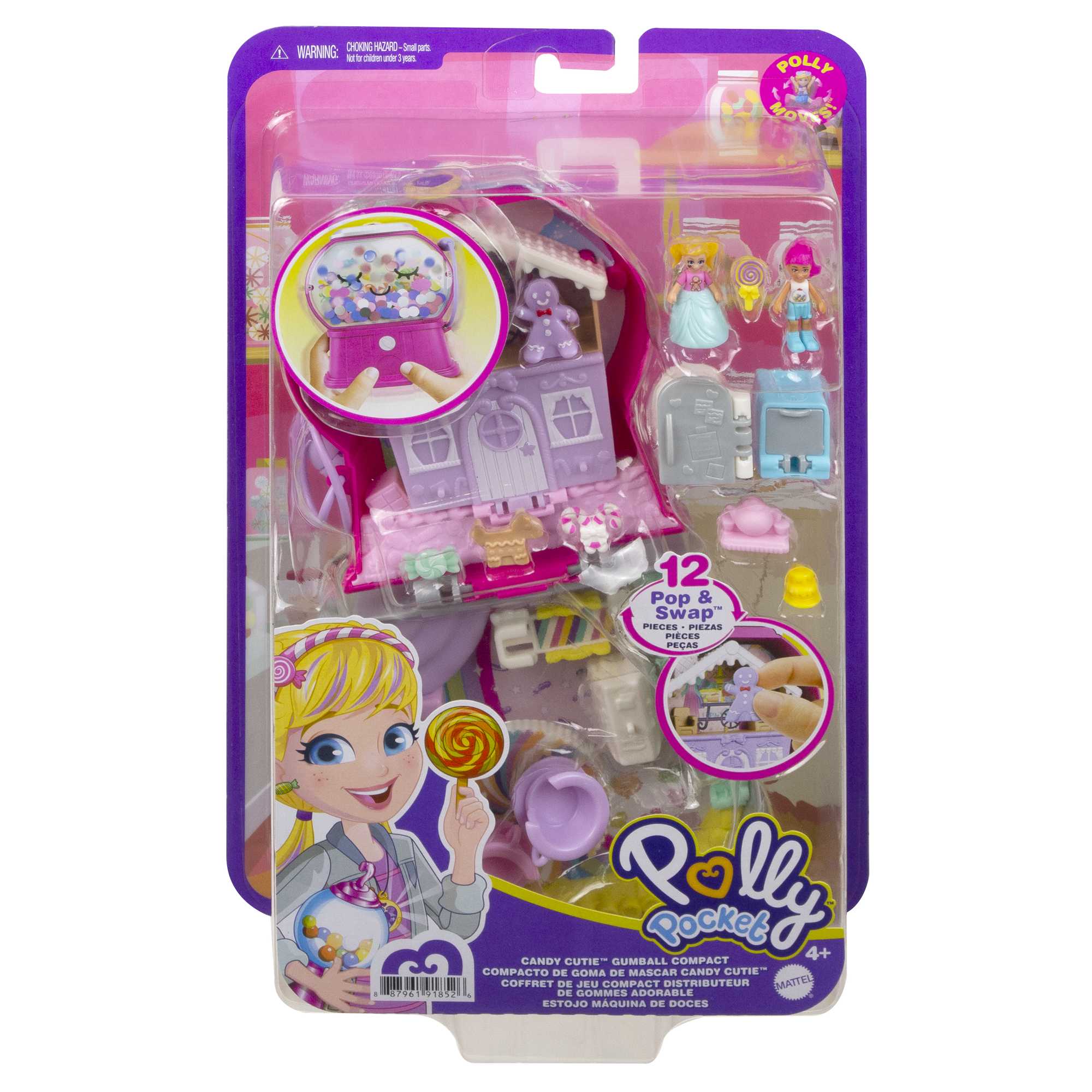 Polly Pocket Candy Cutie Gumball Compact