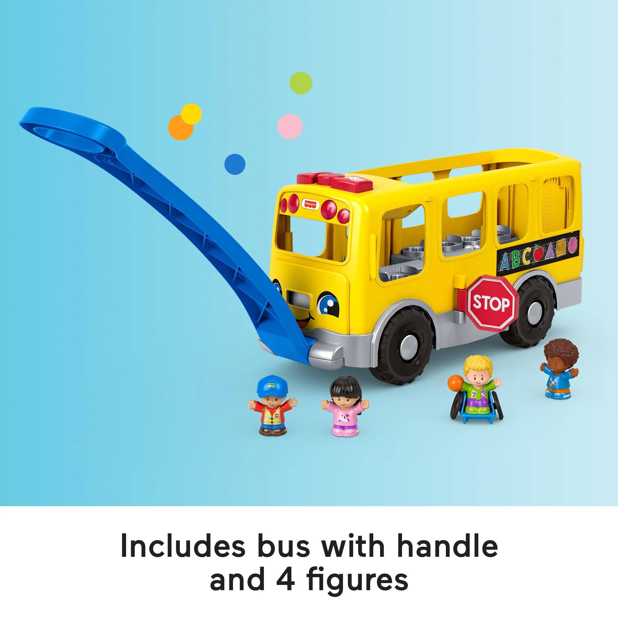Little People Big Yellow School Bus, Musical Pull Toy