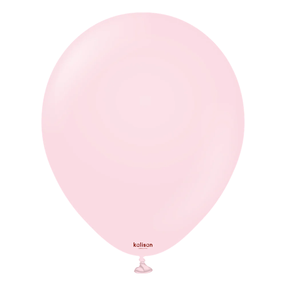 18 inch Kalisan Standard Light Pink Latex Balloons 25ct