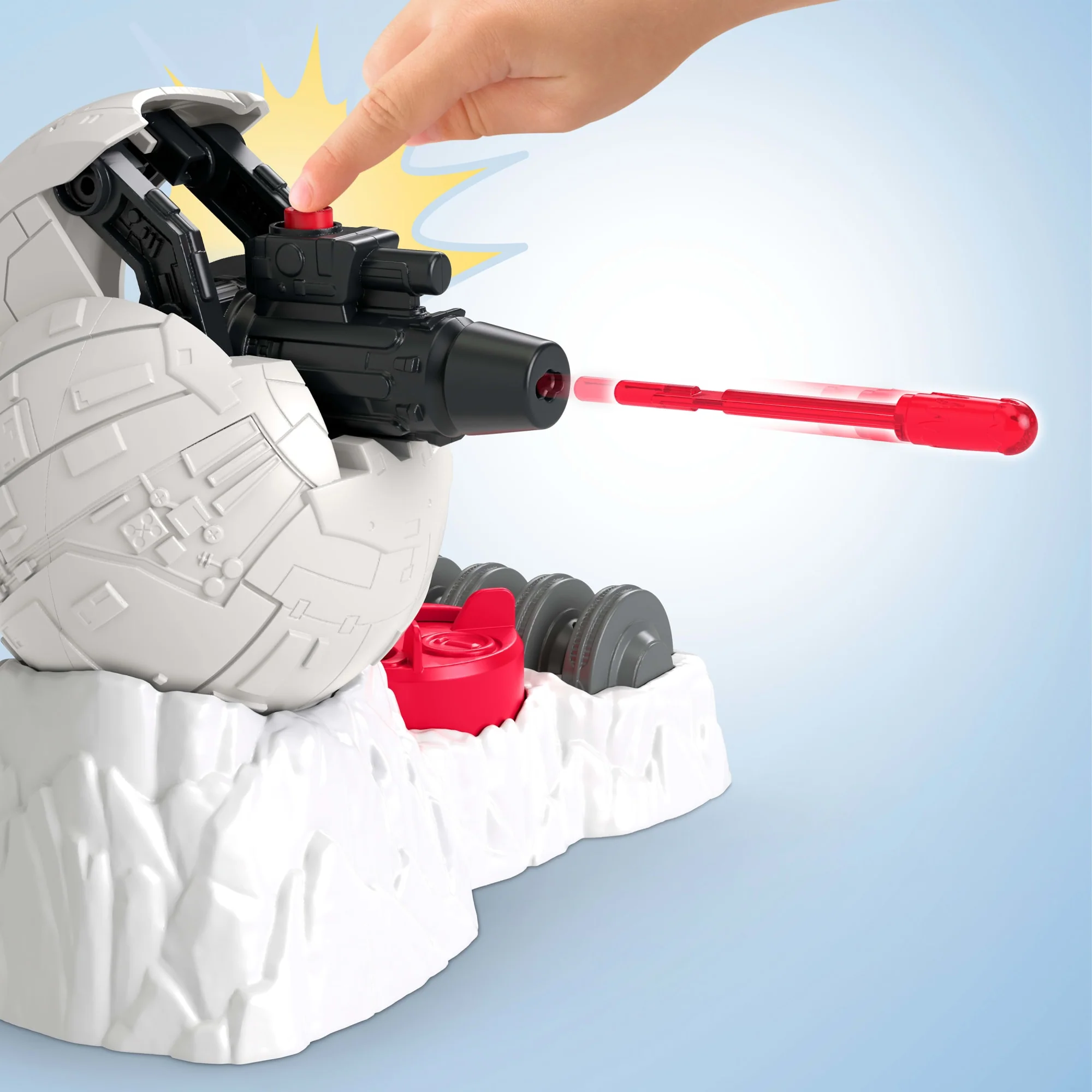 Imaginext Star Wars Rebel Base Cannon Toy With Luke Skywalker Diecast Character Key, 5 Pieces
