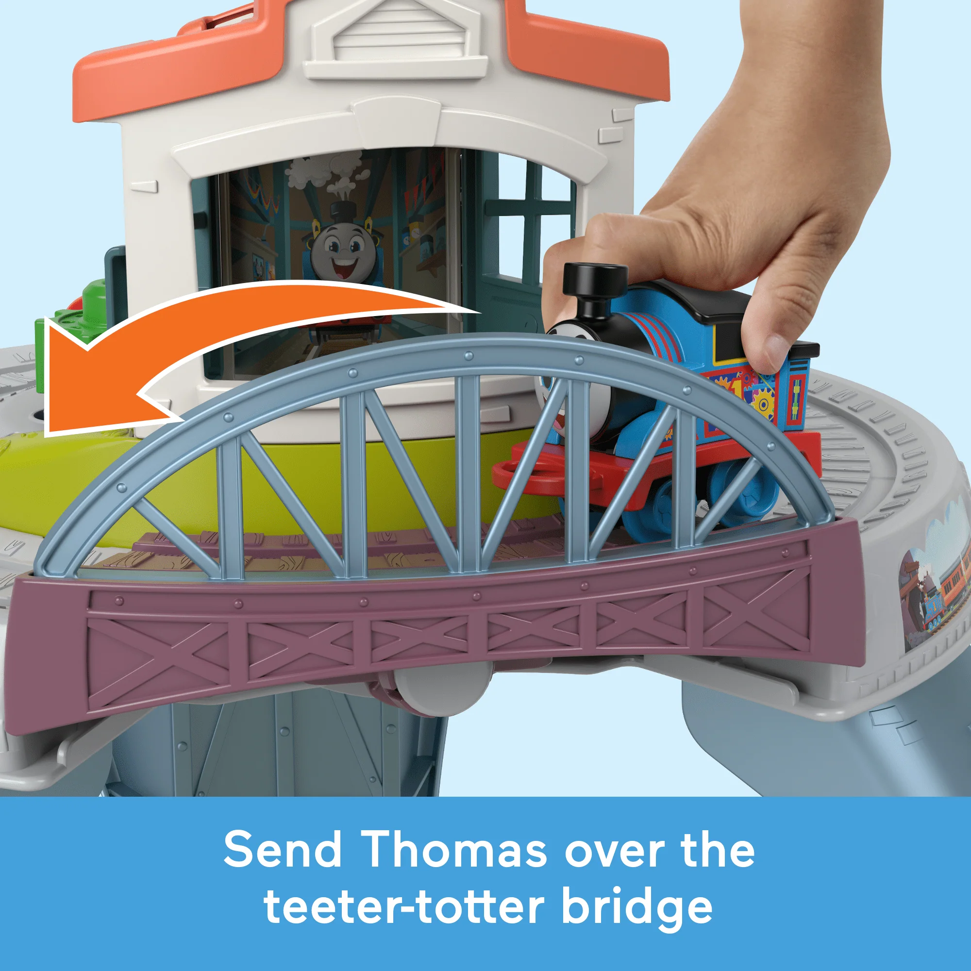 Thomas & Friends My First Train Table Toddler Toy With Track & Fine Motor Activities