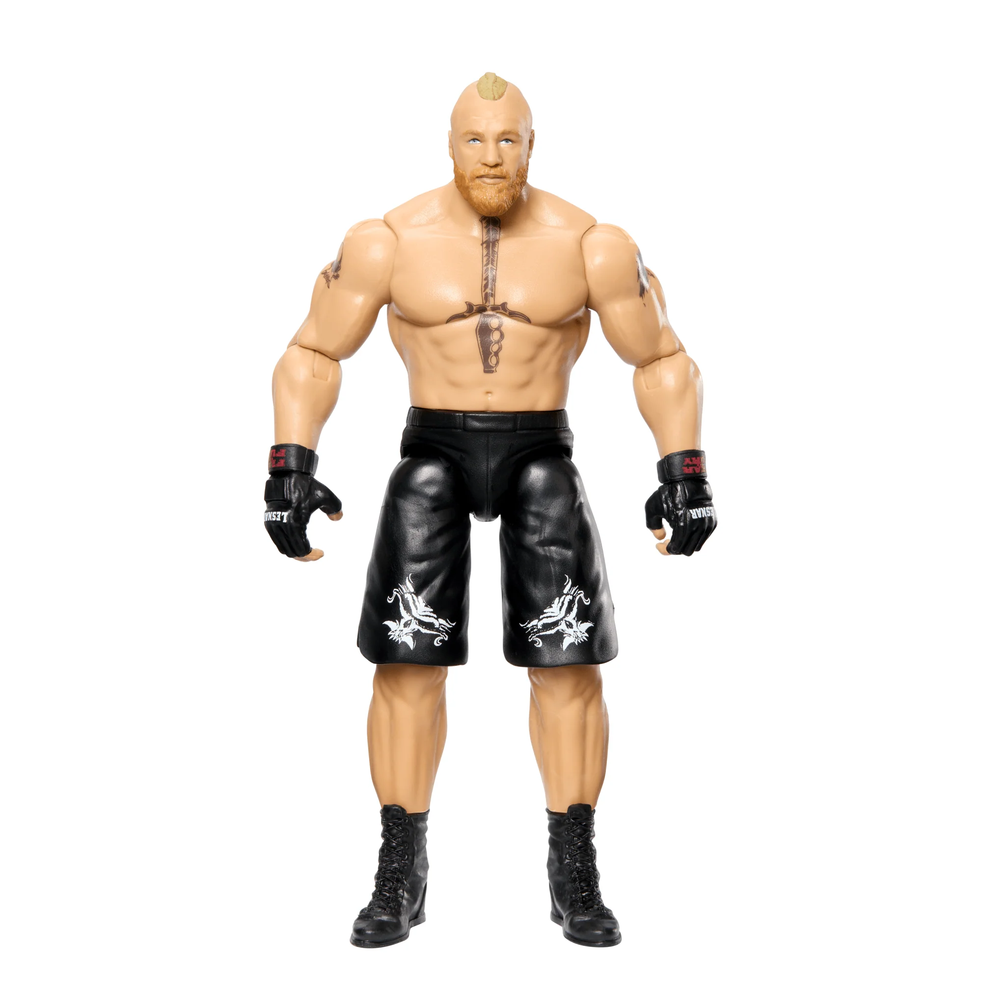 WWE Brock Lesnar Action Figure, 6-inch Collectible Superstar With Articulation & Life-Like Look