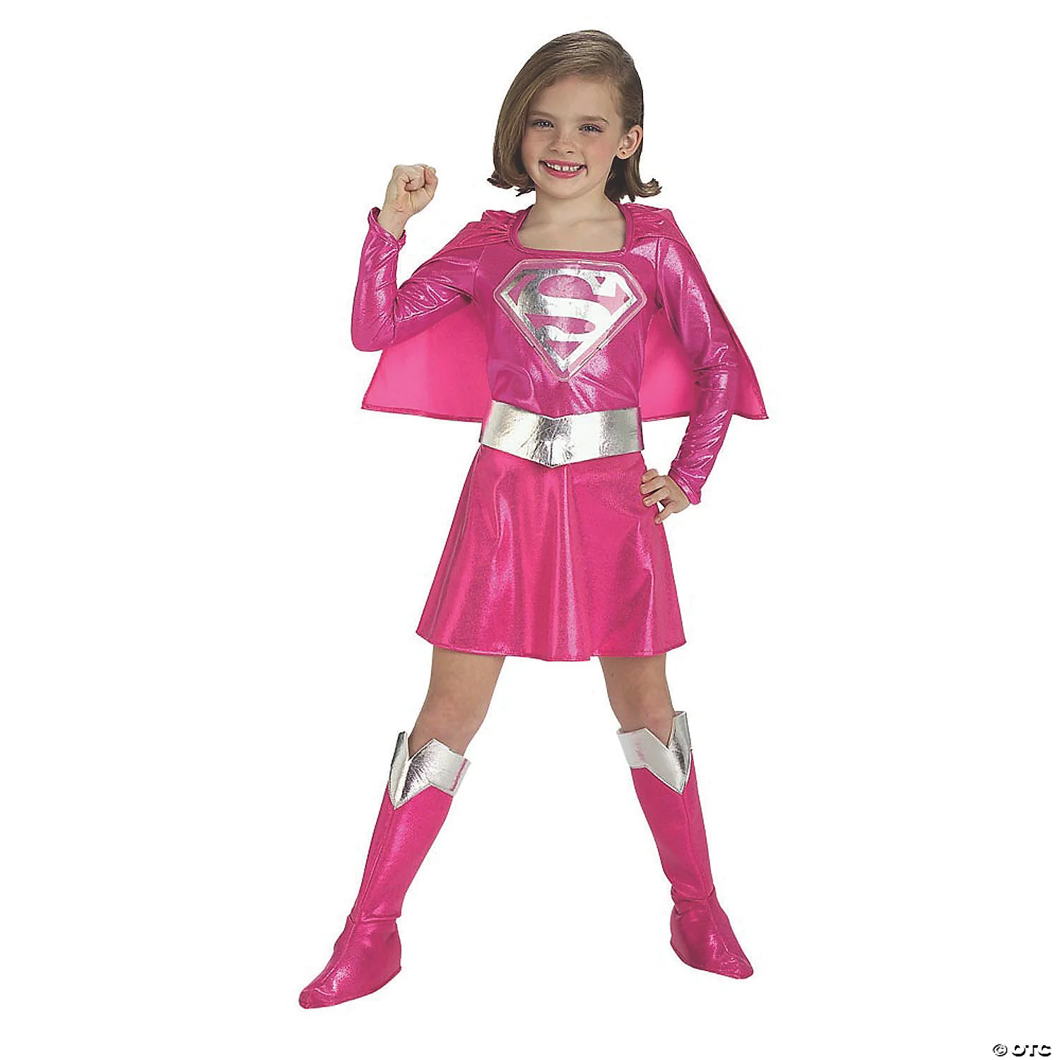 Girl’s Pink Supergirl�?Costume - Medium
