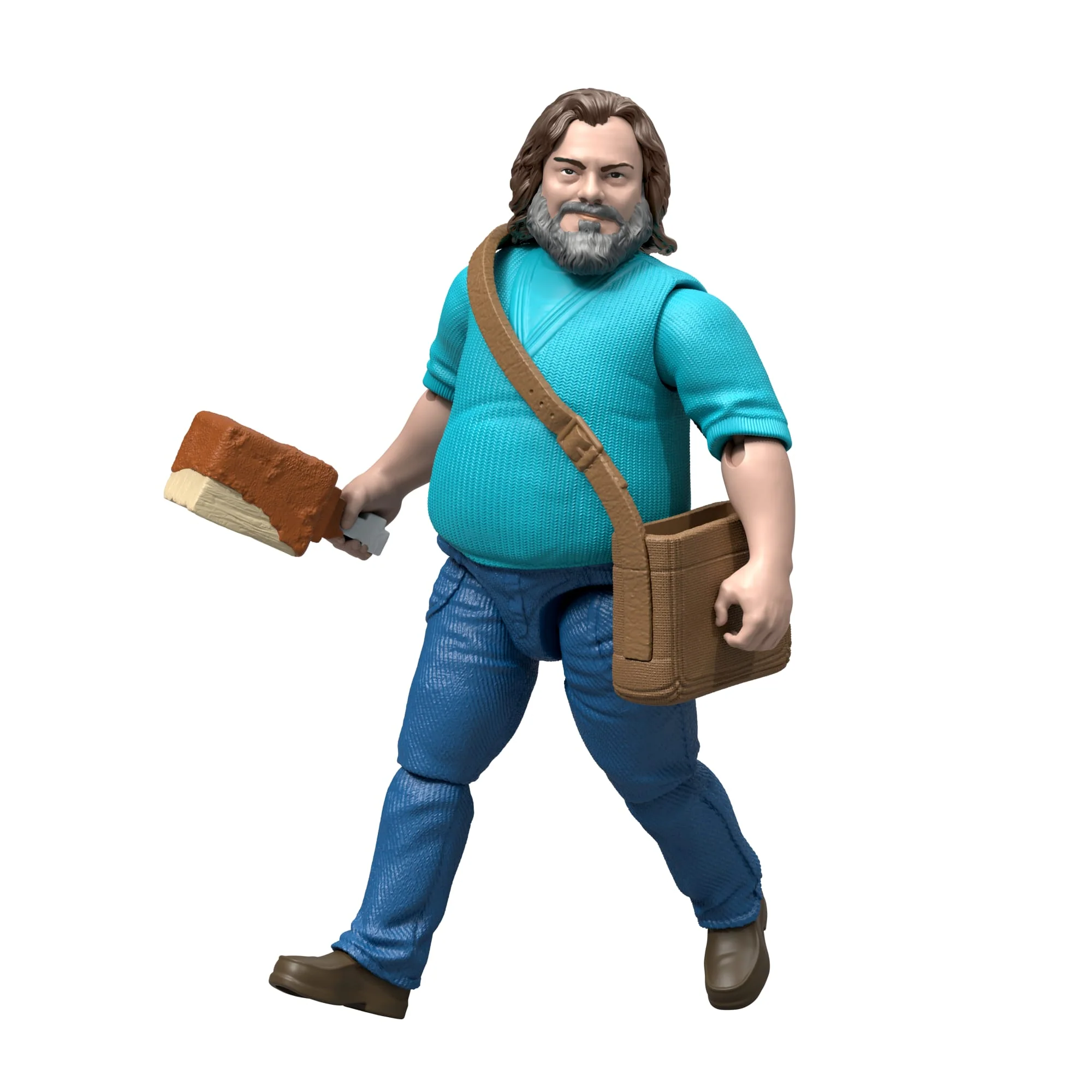 Minecraft Steve Action Figure & Accessories, 4-inch Toy Set inspired By A Minecraft Movie