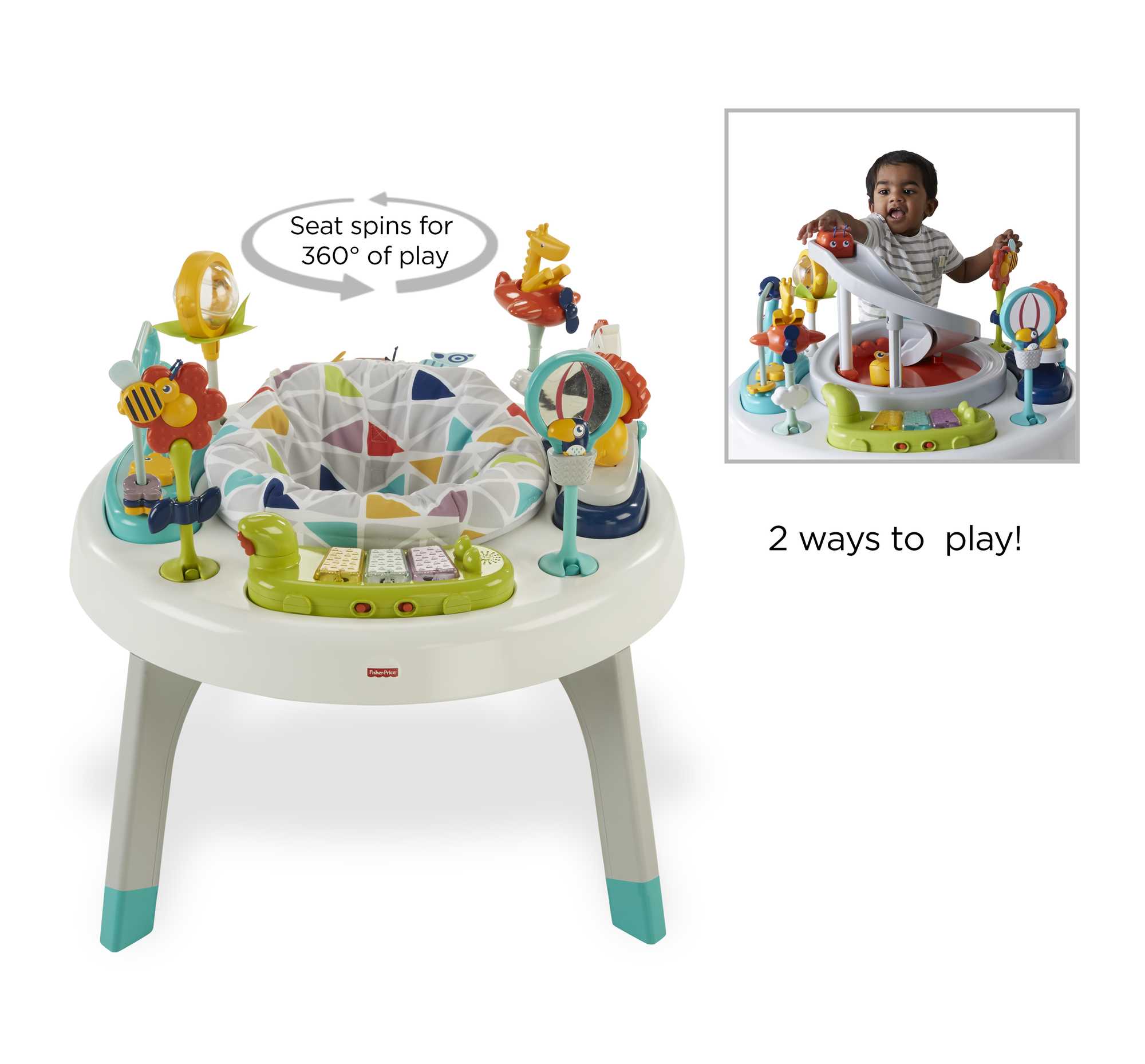 Fisher-Price 2-In-1 Sit-To-Stand Activity Center
