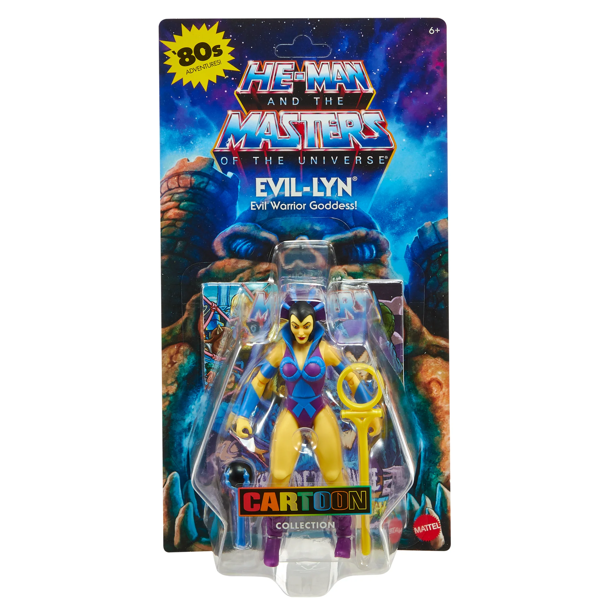 Masters Of The Universe Origins Cartoon Collection Evil-Lyn, Motu 5.5 Inch Action Figure Toy