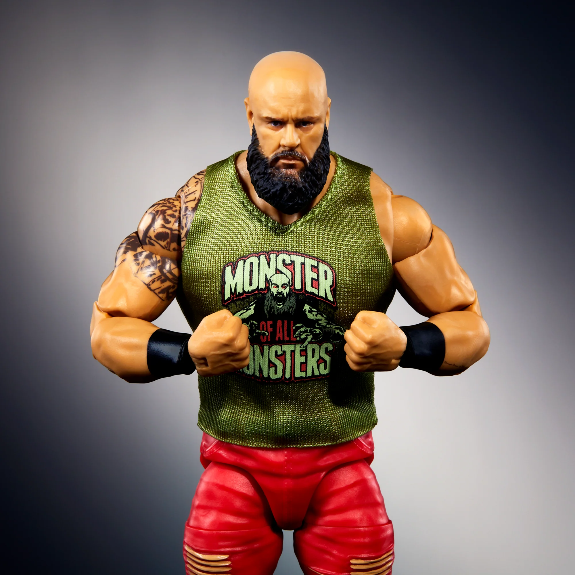 WWE Elite Braun Strowman Action Figure, 6-inch Collectible Superstar With Articulation & Accessories