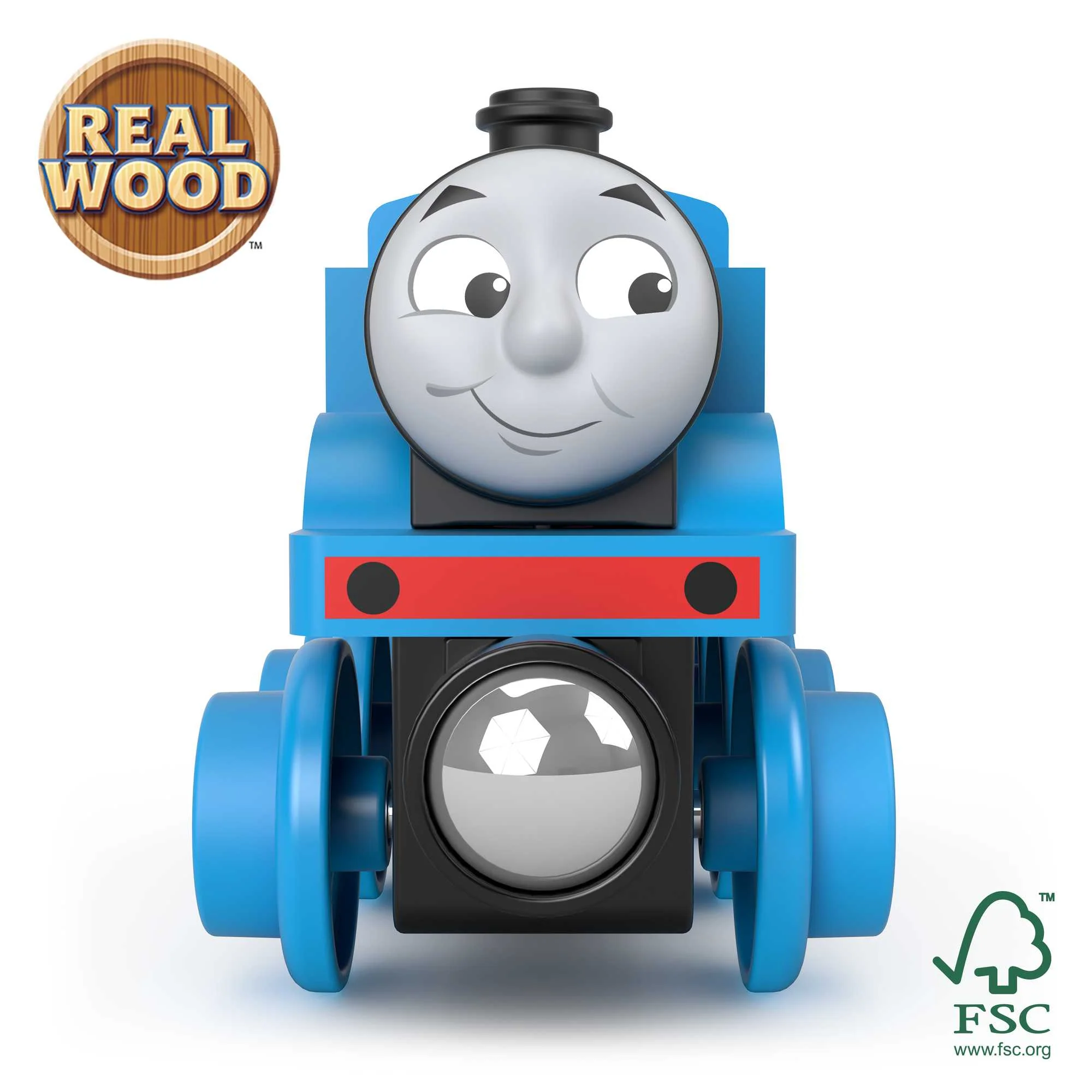 Fisher-Price Thomas And Friends Thomas Push-Along Wooden Toy Train For Toddlers And Preschool Child