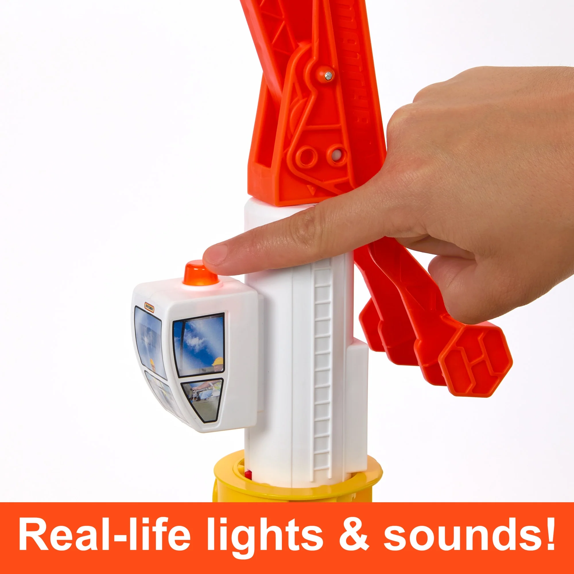 Matchbox Action Drivers Construction Playset With Lights And Sounds, 1 Construction Vehicle