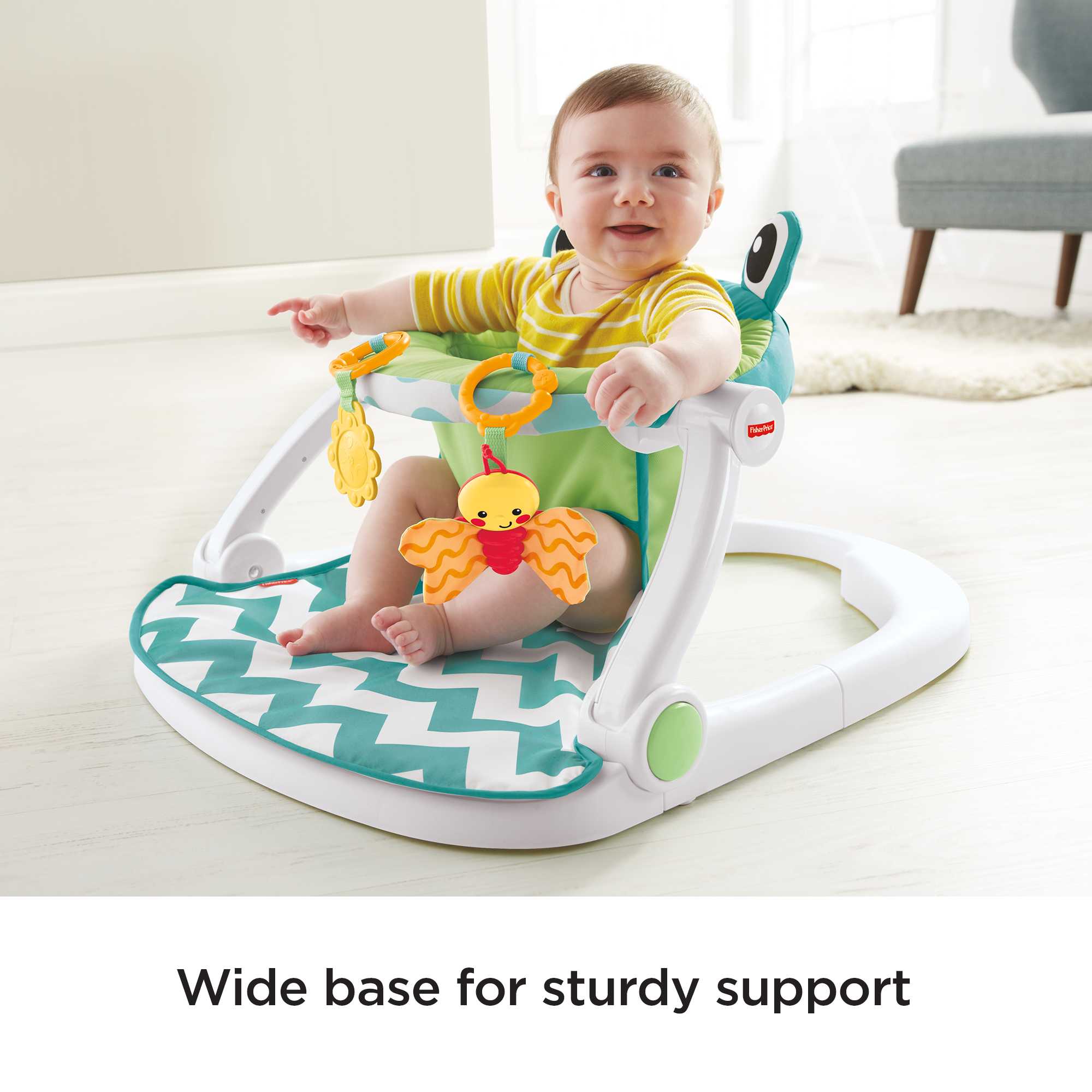 Fisher-Price Sit-Me-Up Floor Seat - Citrus Fashion