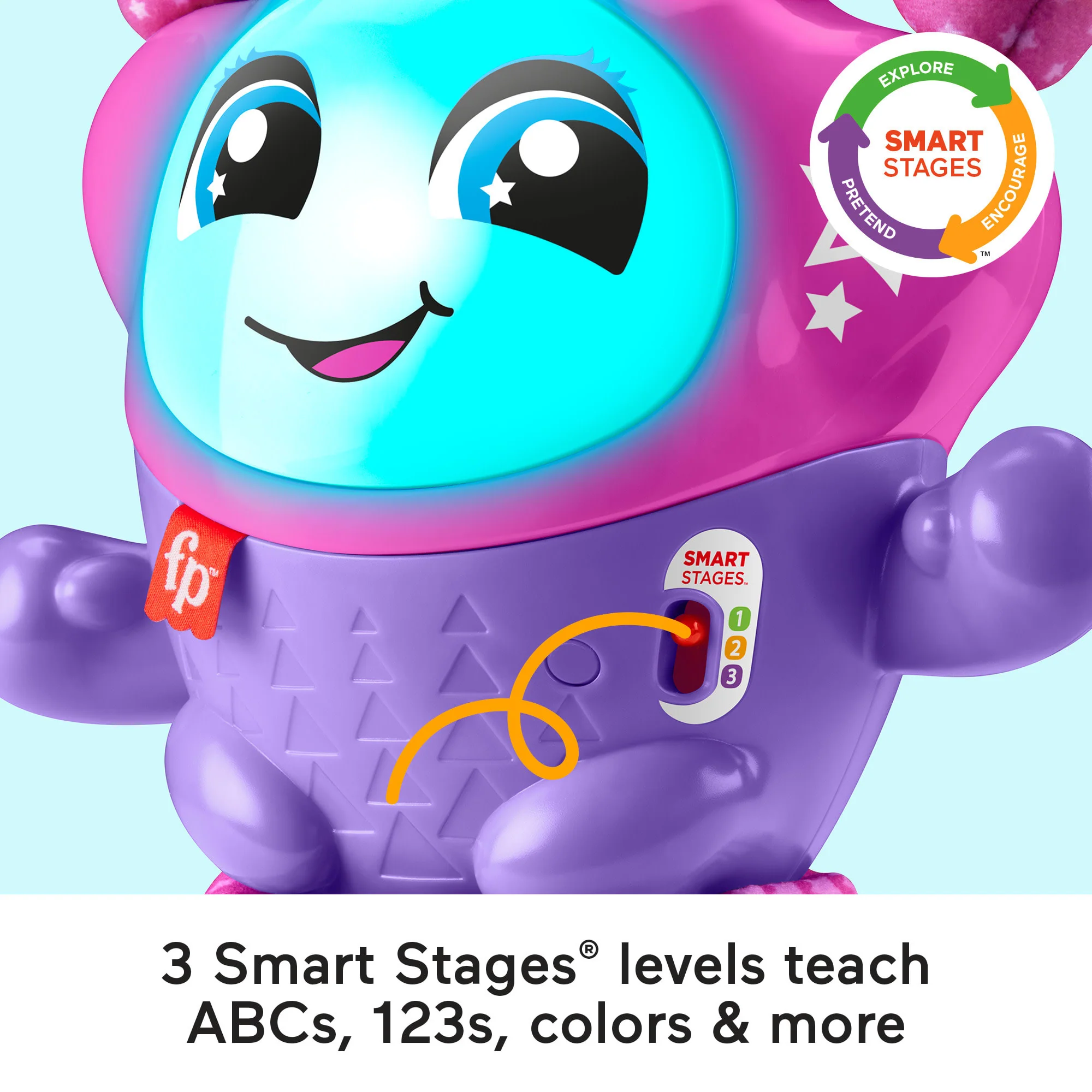 Fisher-Price Baby Learning Toy With Music Lights And Bouncing Action, DJ Bouncin�� Star