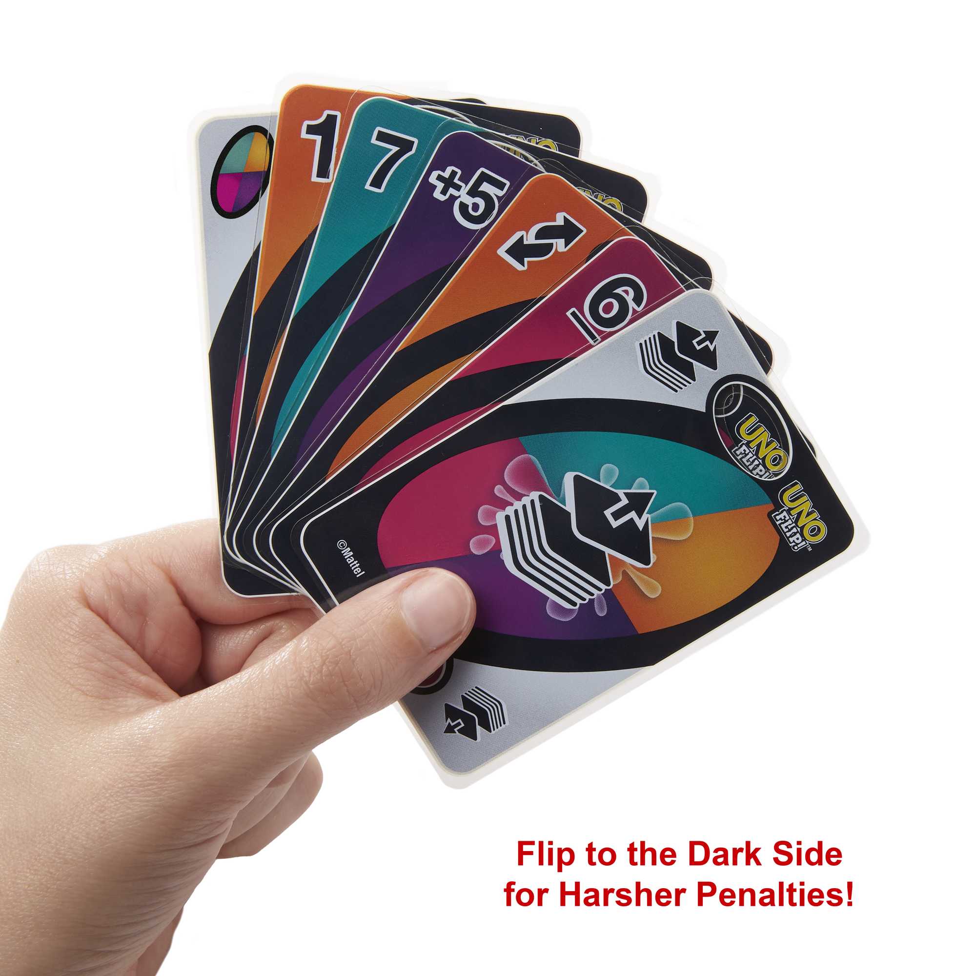 UNO Flip Splash Matching Card Game For 7 Year Olds & Up